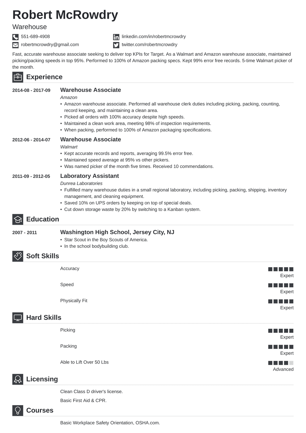 warehouse receiving resume sample on warehouse resume template free 2019 warehouse manager resume templates 2020 warehouse clerk resume templ warehouse resume best resume template resume templates