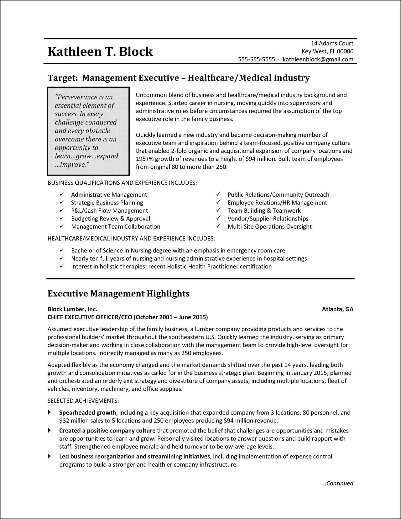 business management skills for resume on this management resume is an interesting example because it does more than just illustrate the important elements resume examples business resume resume skills