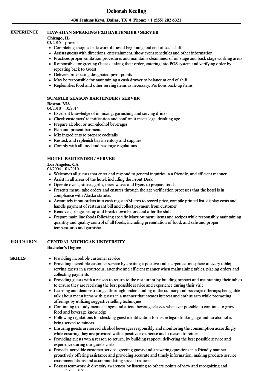 select resume examples for servers resumeexamples resume examples good resume examples server resume food and beverage resume on select resume examples for servers resumeexamples resume examples good resume examples server resume