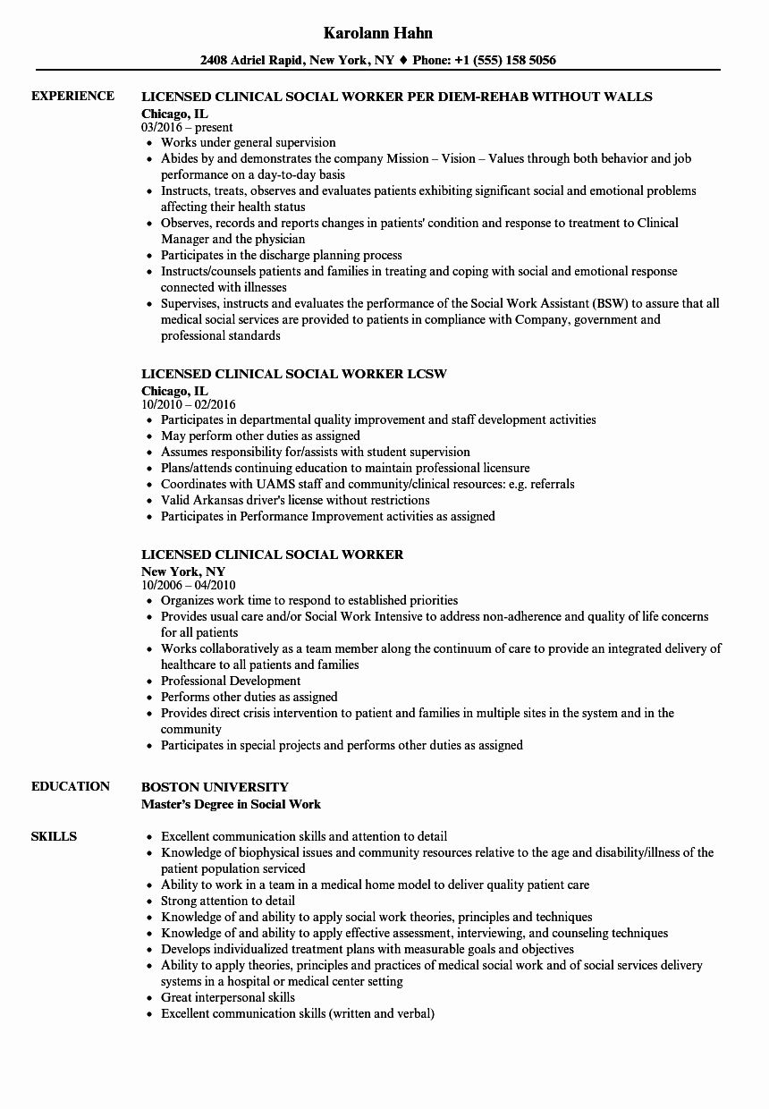 clinical social worker resume sample on social workers resume examples unique licensed clinical social worker resume samples resume examples engineering resume insurance sales