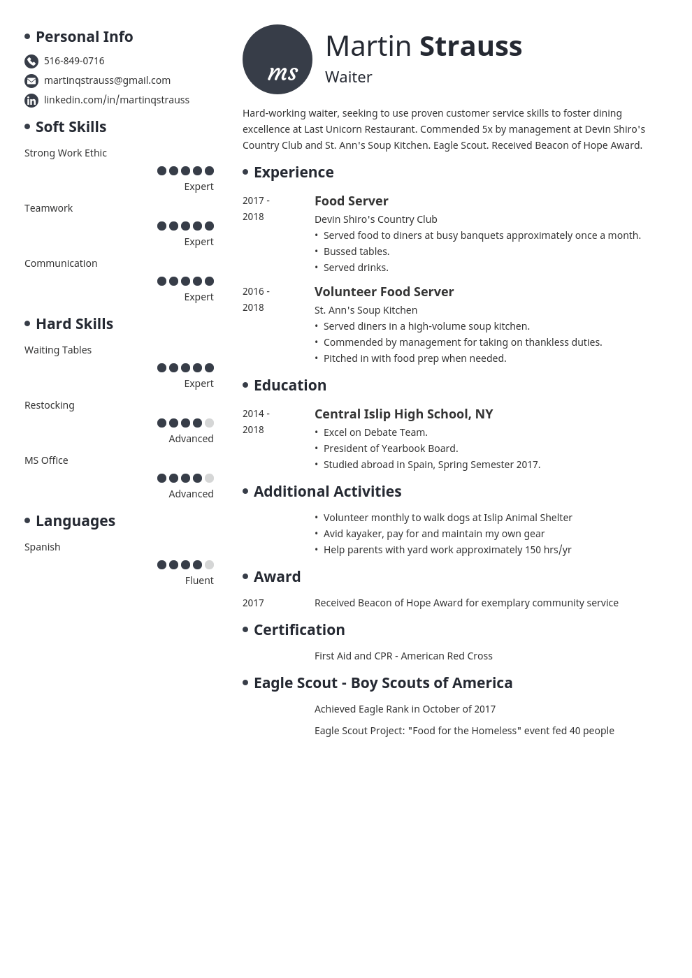 eagle scout award on resume on pin on resume examples