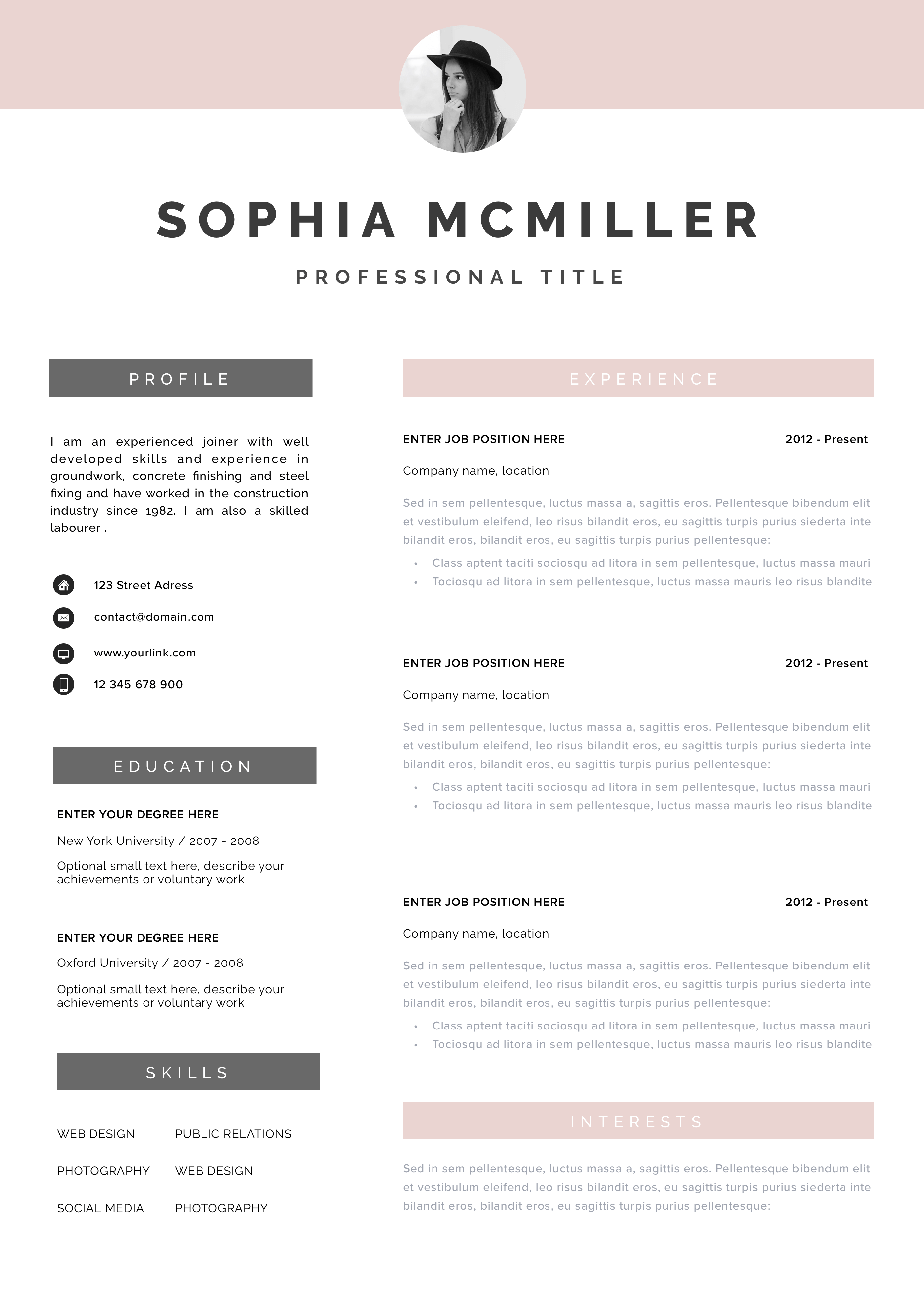 free business resume templates downloads on resume template resume cv template cv design curriculum vitae cv instant download resume resume templates cv sao paulo resume templates resume template download resume