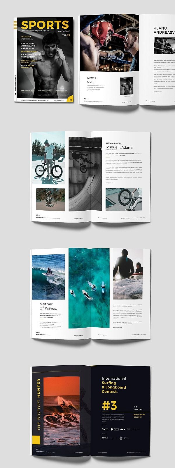 indesign layout templates on 30 high quality magazine templates for adobe indesign sports magazine sports magazine design magazine layout design