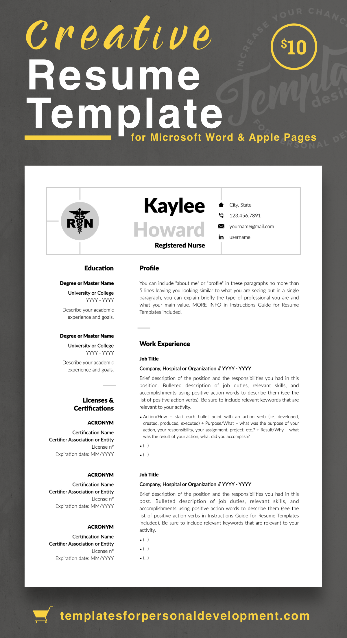 kaylee howard nurse resume cv template for word pages us letter a4 files 1 2 3 page resume version cover letter references cover letter with nursing resume template resume templates resume how to make a good resume on kaylee howard nurse resume cv template for word pages us letter a4 files 1 2 3 page resume version cover letter references cover letter with nursing resume template resume templates resume