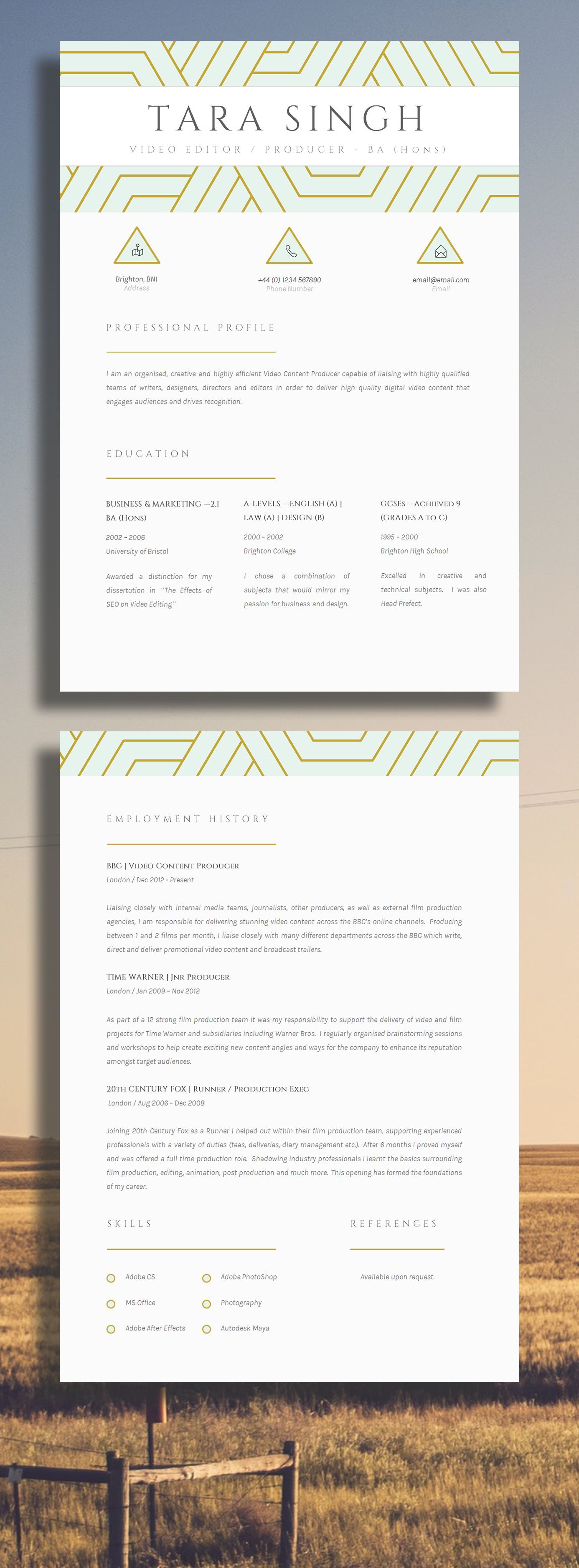employer looking for resume on an elegant and creative cv design gives a professional approach to any job application wow my future employer resume design creative cv cv design creative
