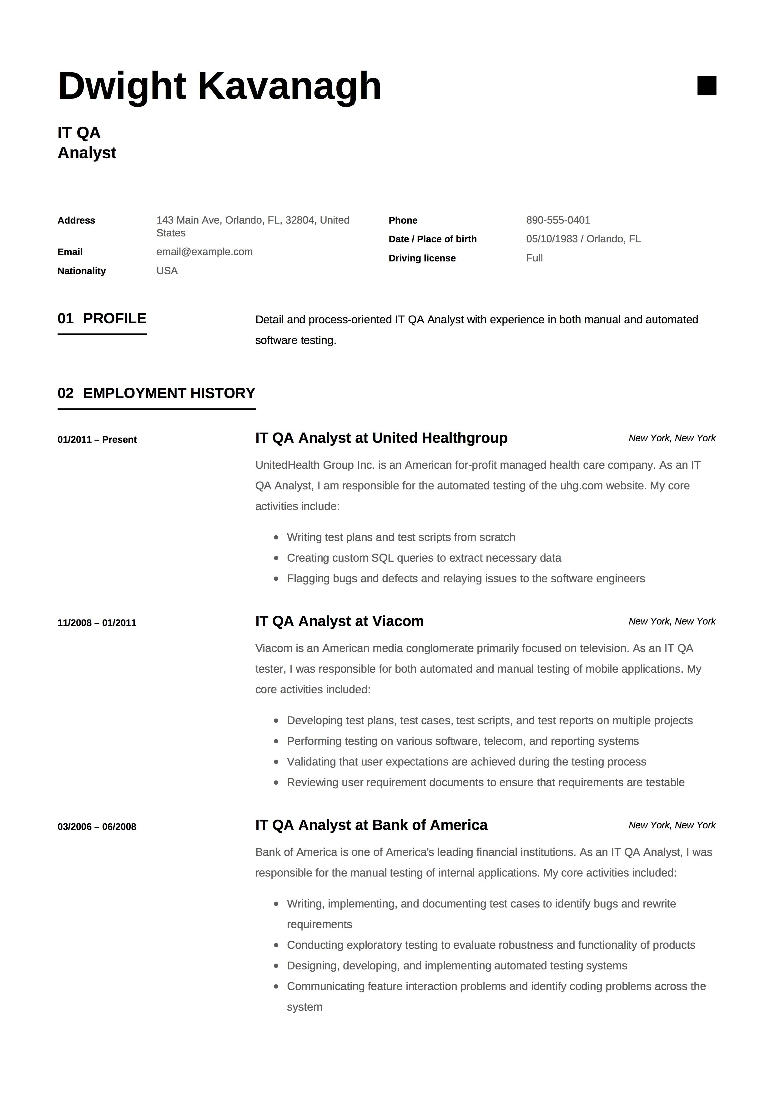 11 it qa analyst resume examples ideas resume examples analyst resume software quality analyst resume on 11 it qa analyst resume examples ideas resume examples analyst resume