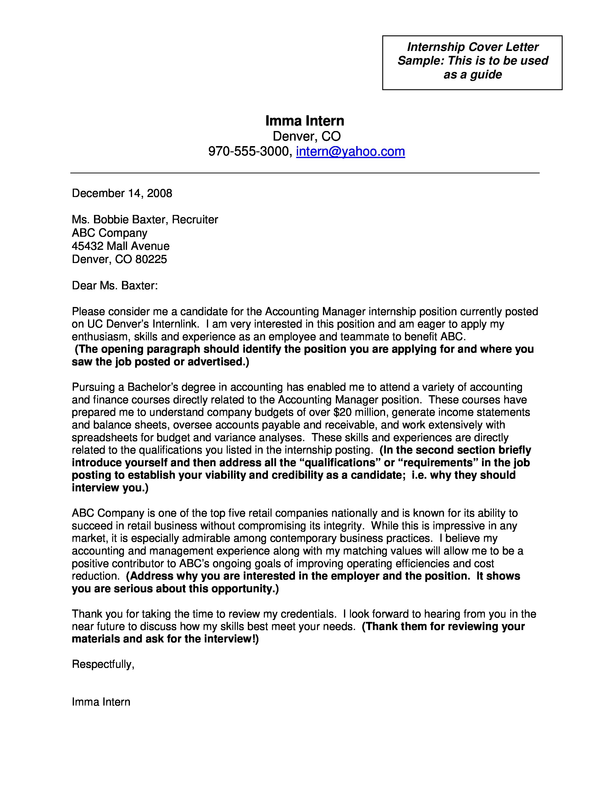 27 accounting internship cover letter resume cover letter examples job application letter template letter sample sample introduction resume paragraph on 27 accounting internship cover letter resume cover letter examples job application letter template letter sample