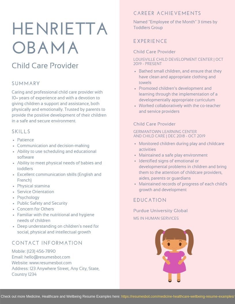 child care resumeobjective on child care provider resume samples templates pdf word 2021 child care provider resumes bot job resume examples job resume samples resume examples