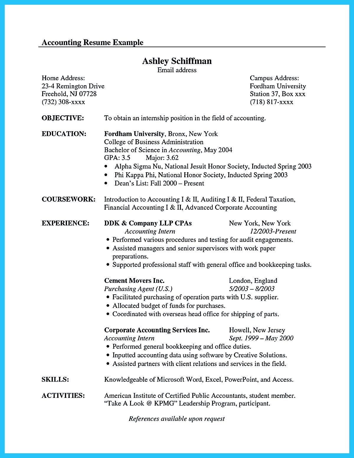 bookkeeper resume examples in word on accounting student resume here presents how the resume of accounting student clearly made the accou resume examples internship resume resume template examples