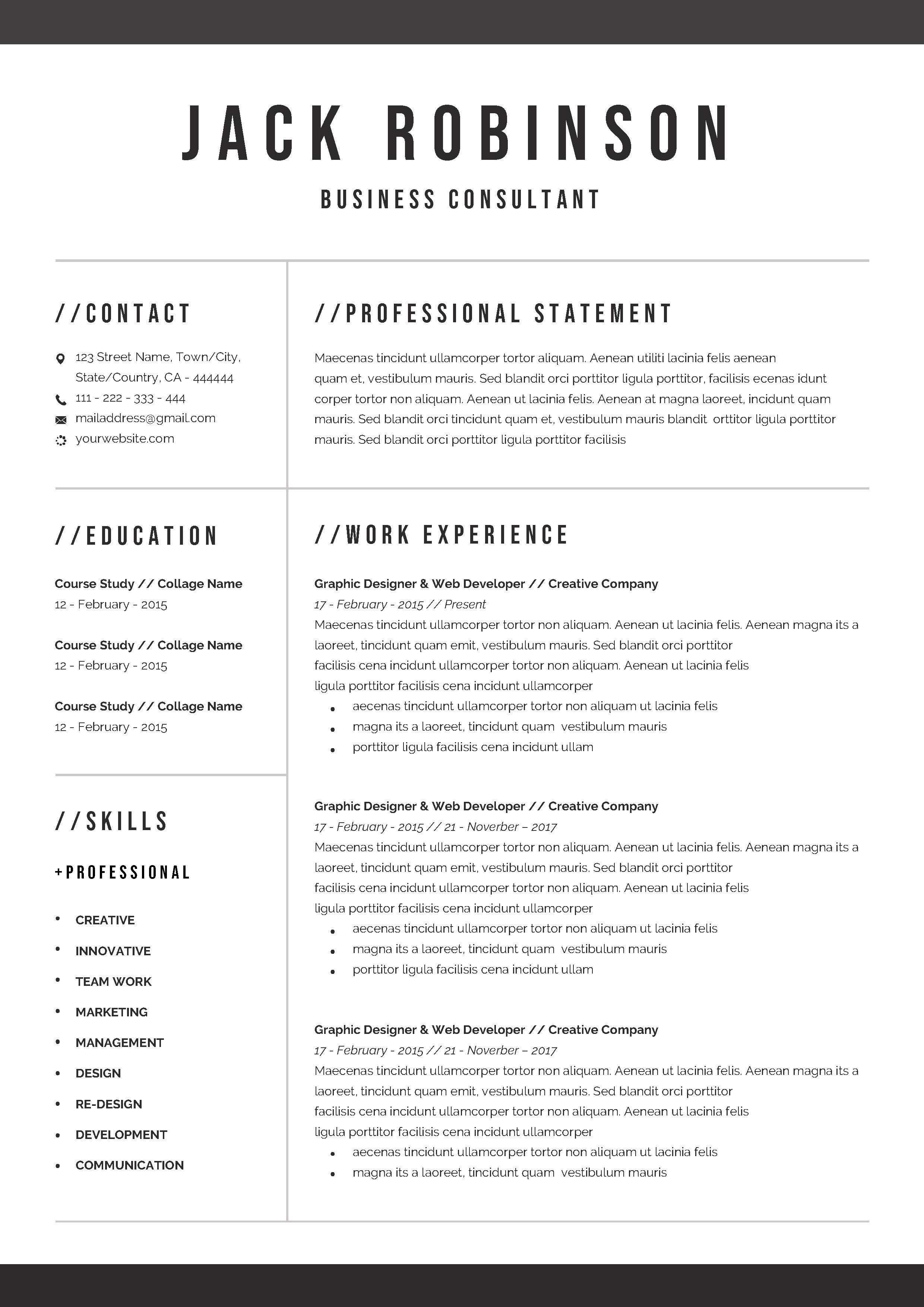 management consultant resume sample on free business consultant cv resume template consulting business resume template resume