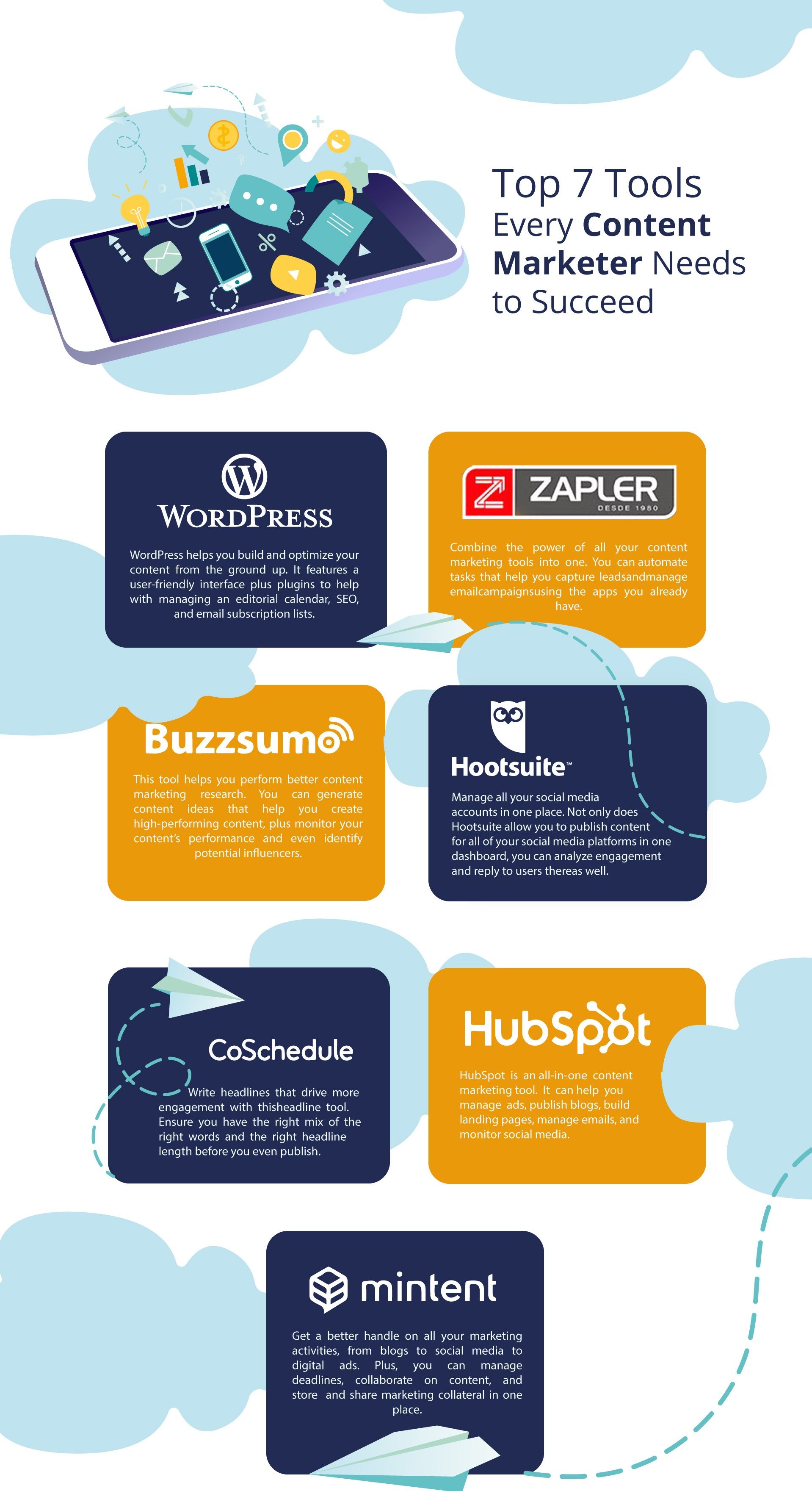 best social media scheduling platforms on top 7 tools every content marketer needs to succeed content marketing tools marketing tools content marketing