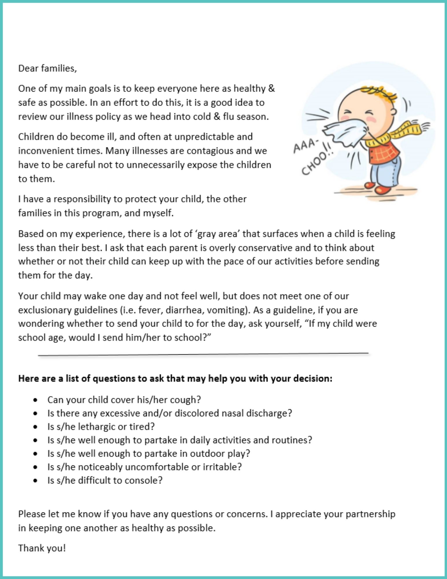 day care sick policy how to make sense of it all the empowered provider family child care family day care sick kids child care program on day care sick policy how to make sense of it all the empowered provider family child care family day care sick kids