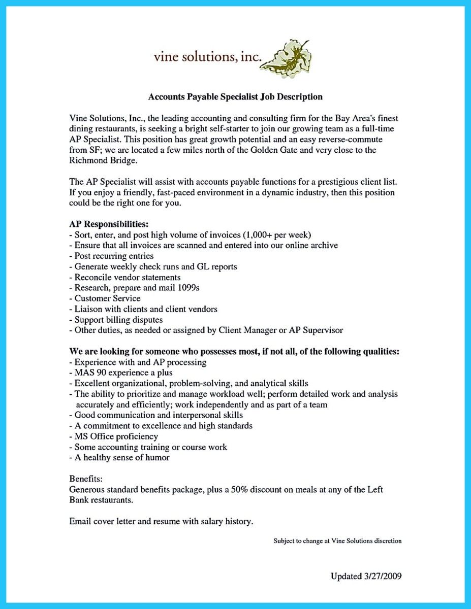 sample accounts payable on nice best account payable resume sample collections accounts payable job resume samples accounting
