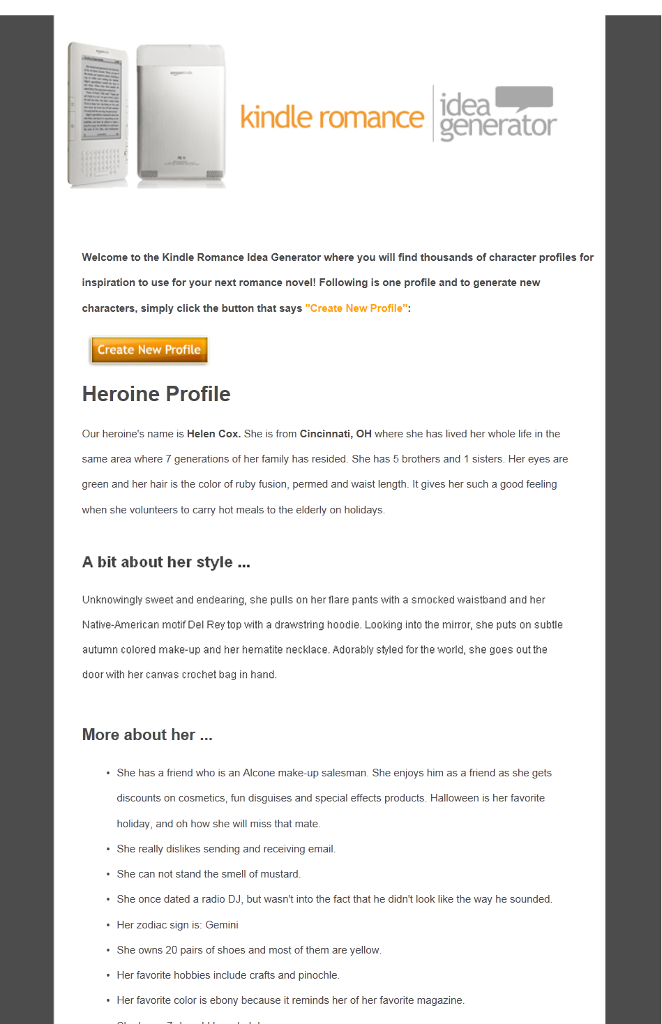 salesman training program on romance idea generator software on the warrior forum need some ideas romances ideas generation romance