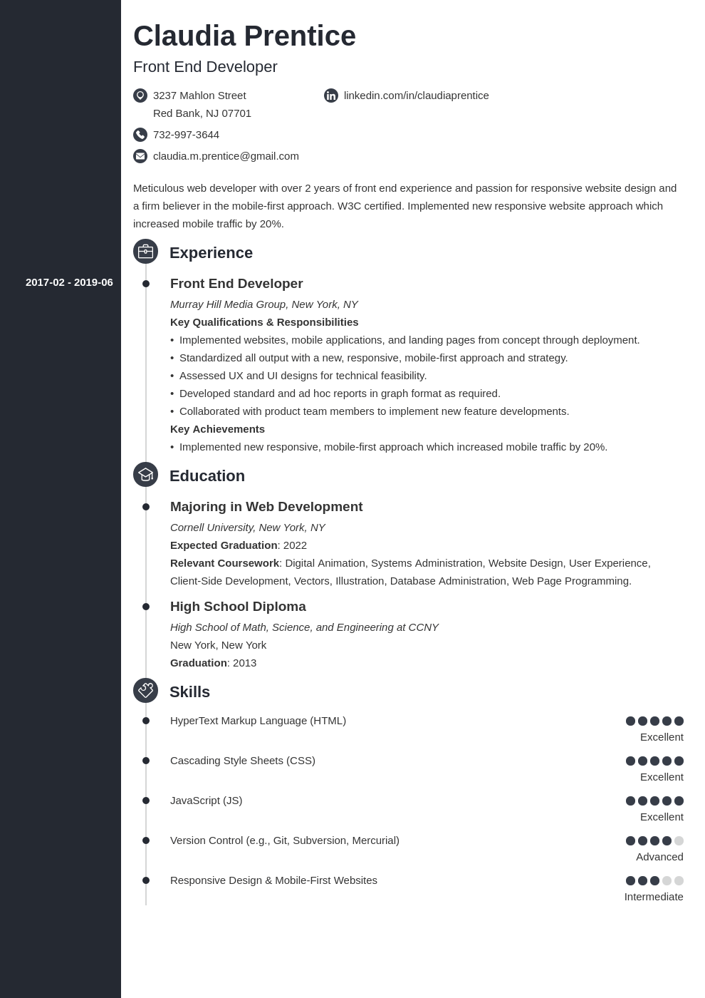 front end developer resume template on front end developer resume example template concept resume examples job resume examples resume