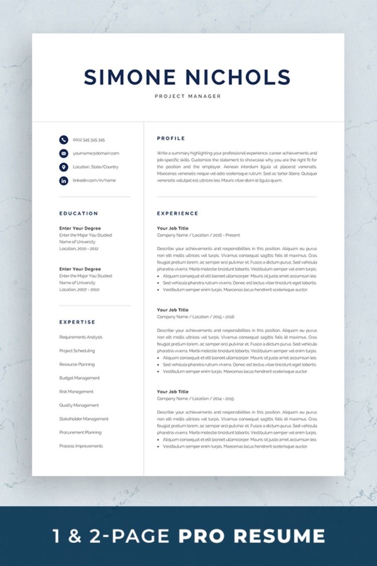 list of references template on professional resume template for word pages executive manager accountant analyst it data scientist cv instant download simone resume template word resume template professional resume templates