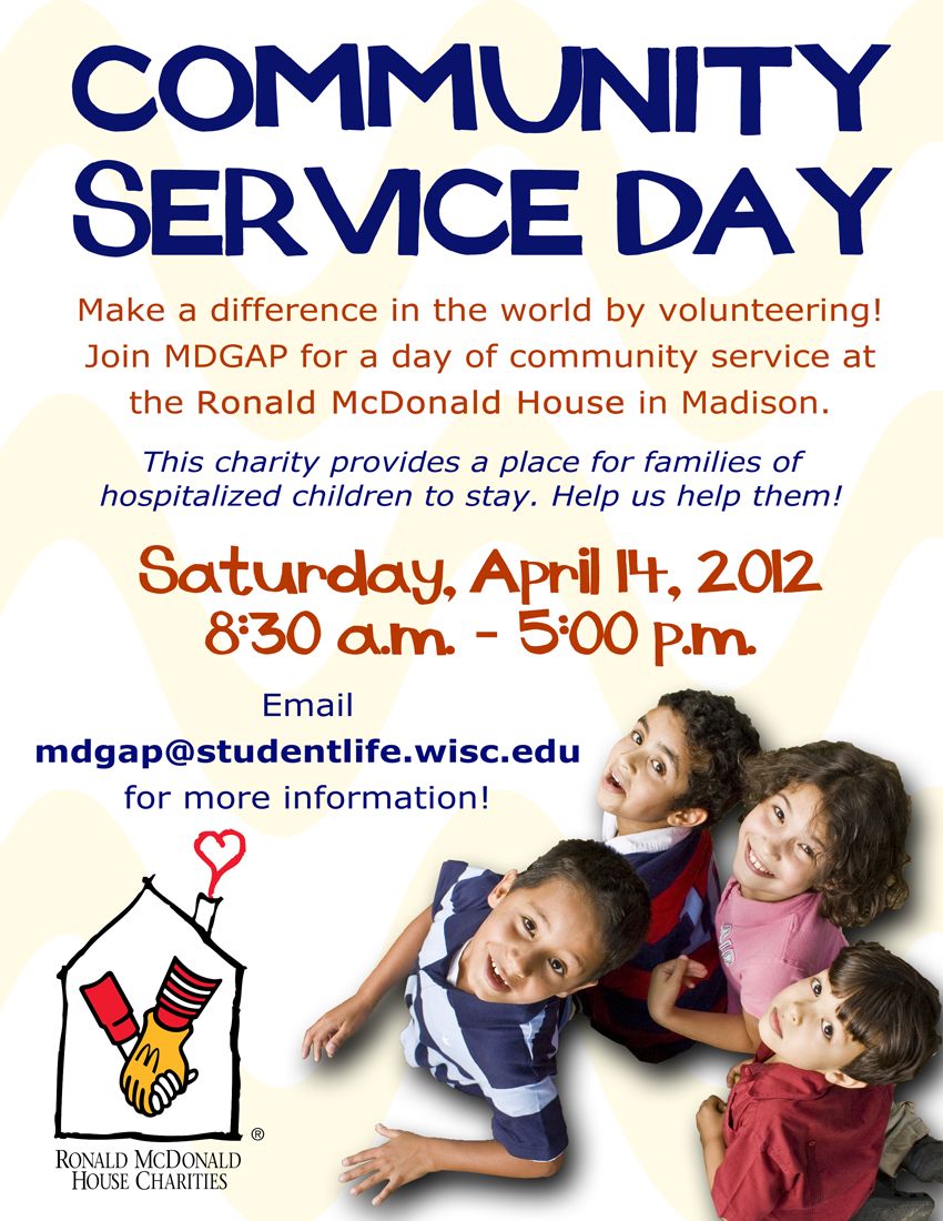 community service programs on community service spring 2012 student services millennium development goals classroom learning