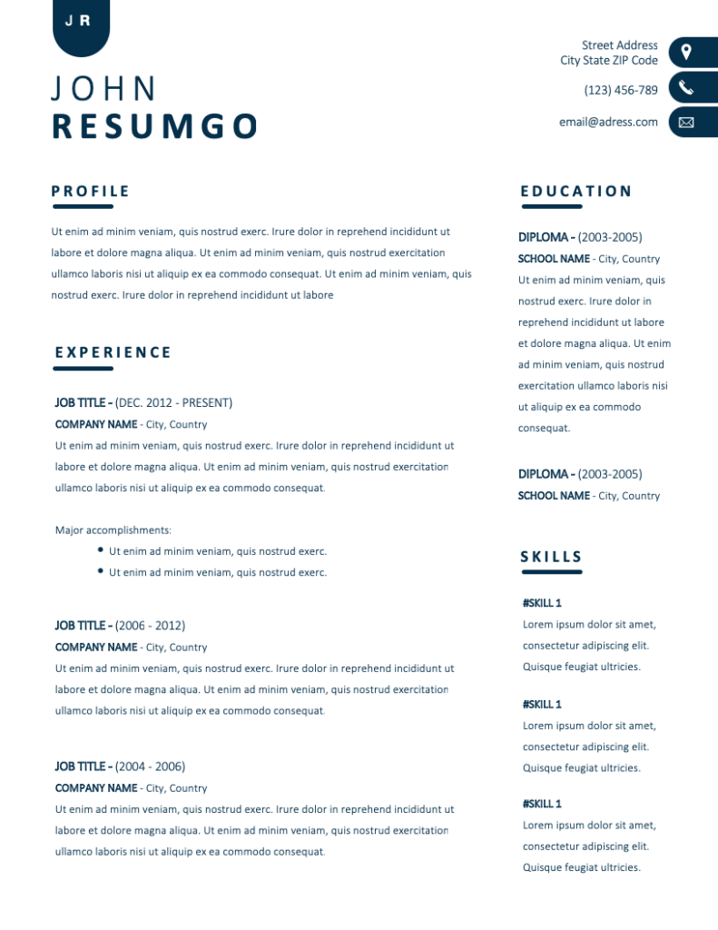2 column resume template google docs on nyx free resume template resumgo simple resume template resume template professional free professional resume template