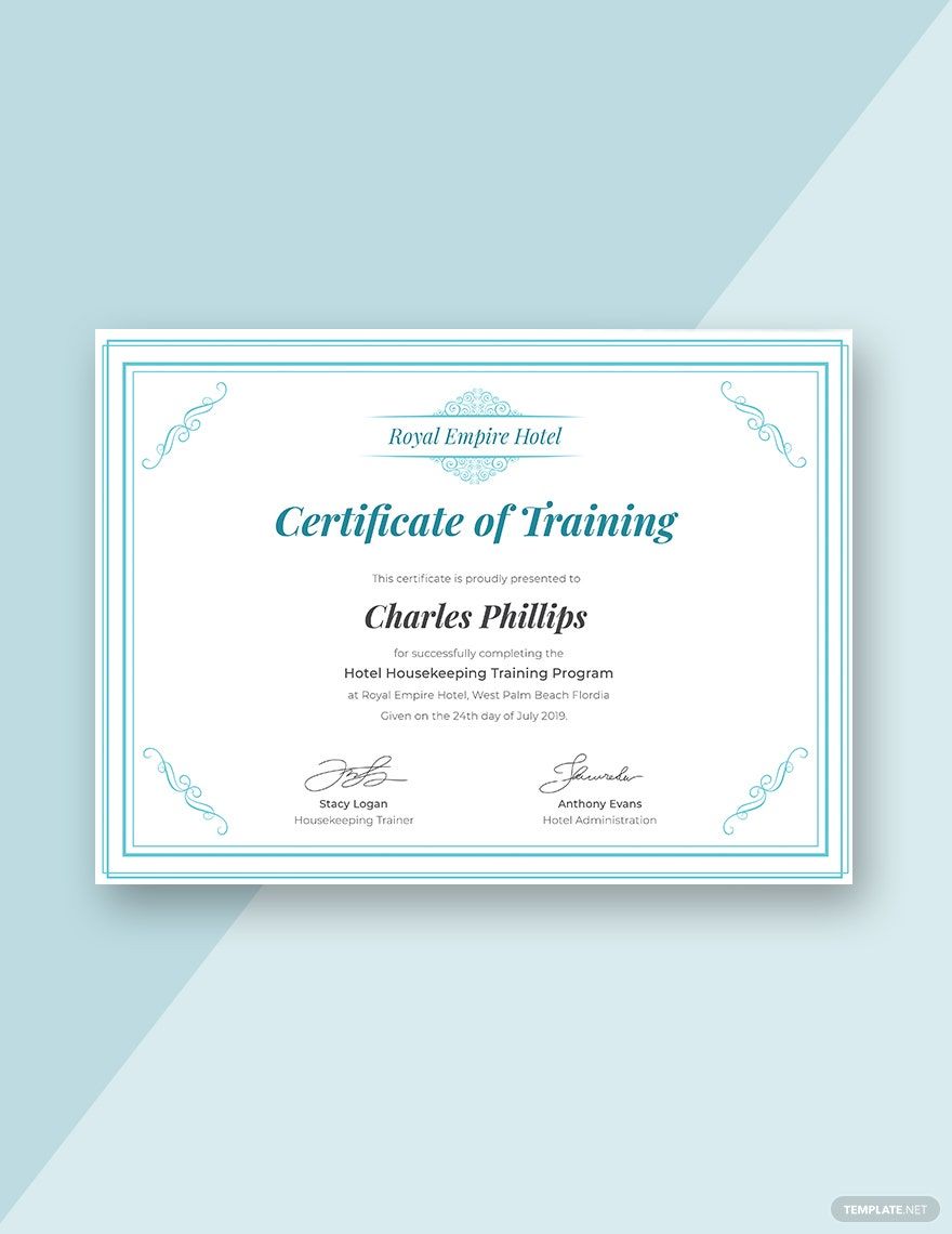 hotel front office training on hotel training certificate template free jpg google docs illustrator word outlook apple pages psd publisher template net training certificate certificate templates presentation design layout