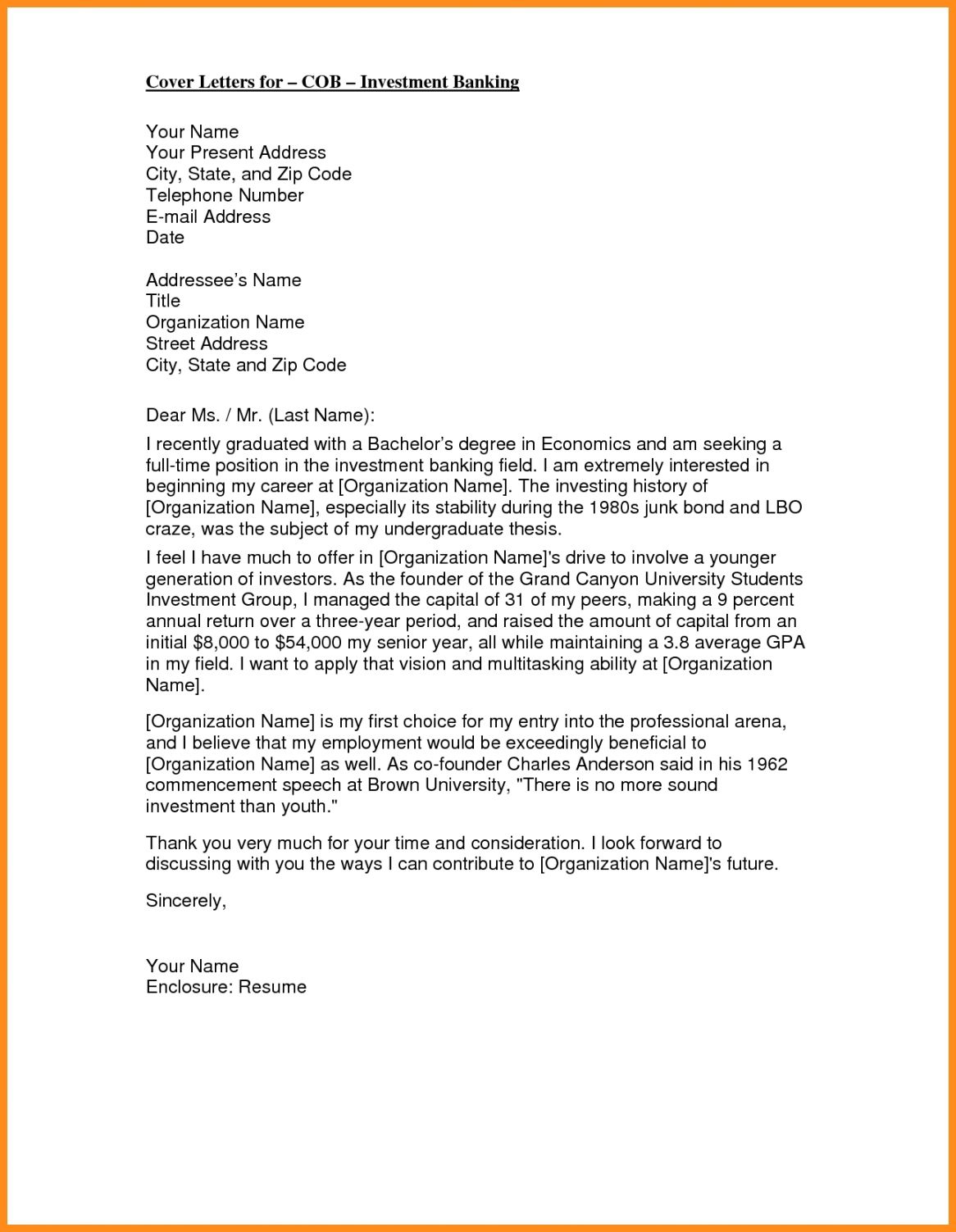 investment banker resume sample on cover letter template investment banking banking cover coverlettertemplate investmen investment banking cover letter template sample resume cover letter