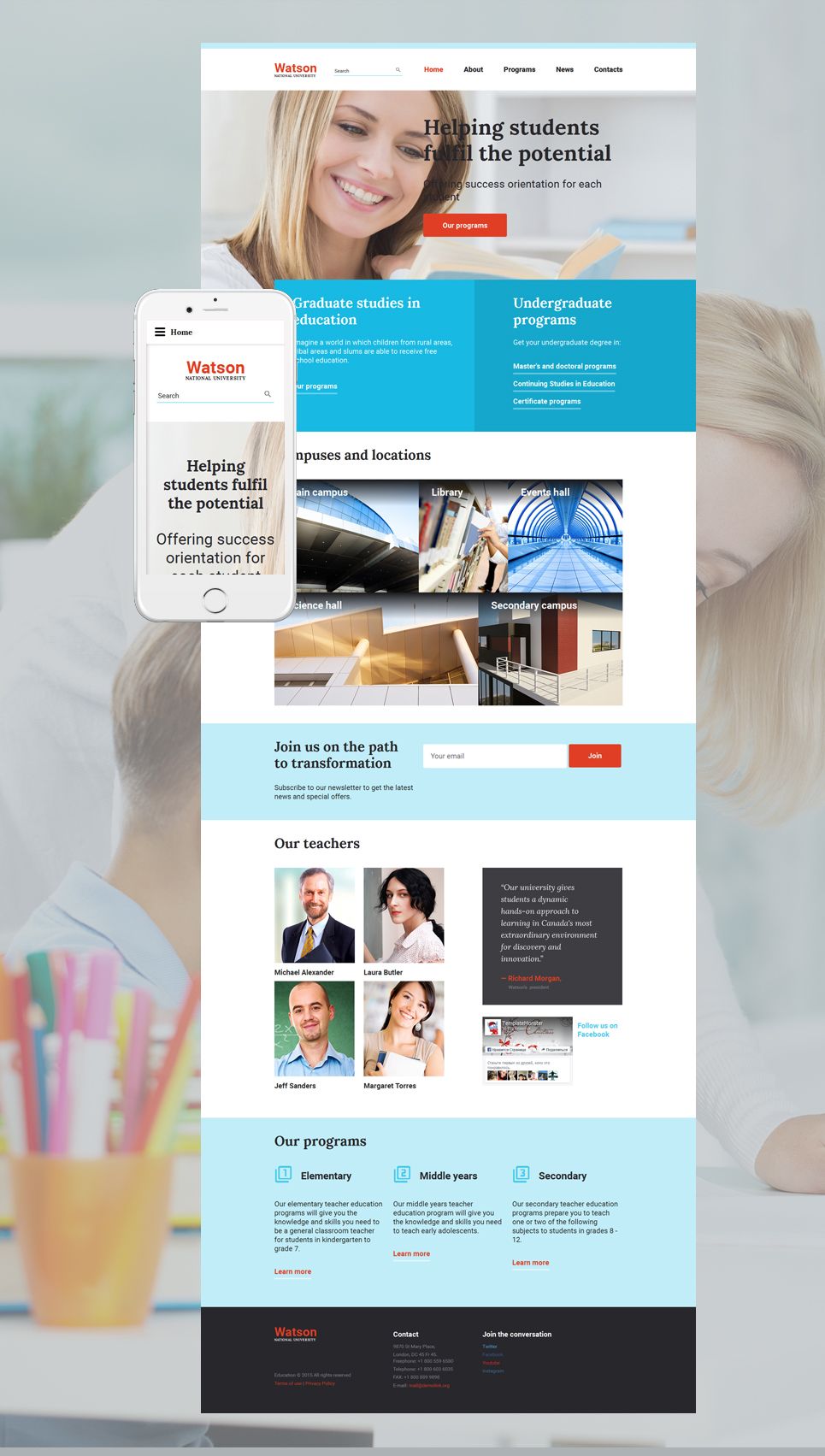 teacher website templates free on education website template 57966 templatemonster education website templates higher education education sites