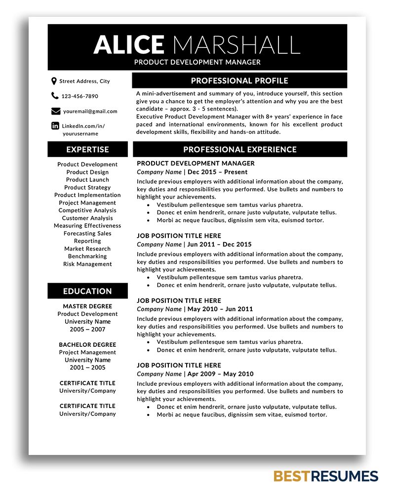 modern resume template alice marshall bestresumes info business resume template modern resume template one page resume template additional information about yourself on modern resume template alice marshall bestresumes info business resume template modern resume template one page resume template