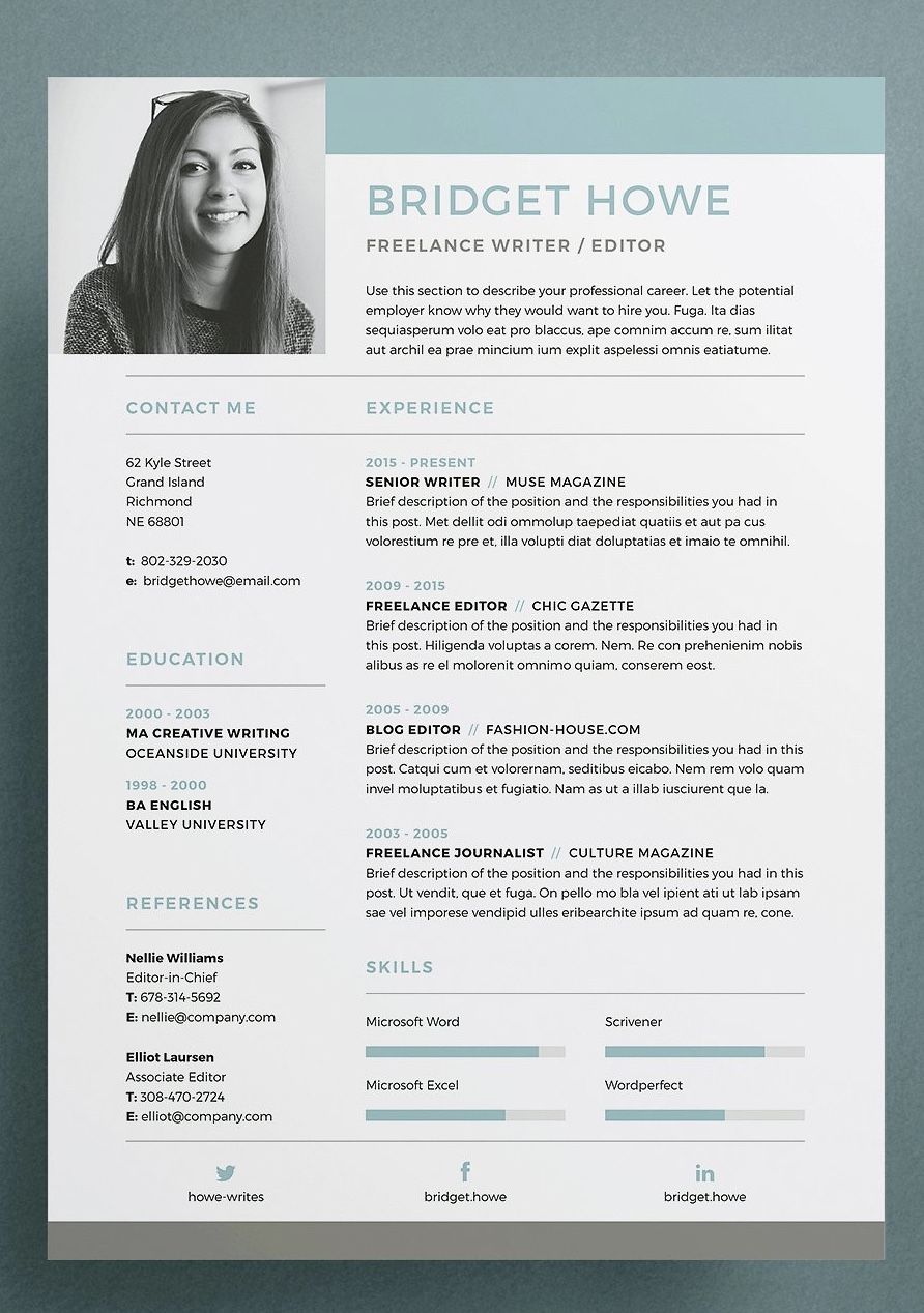 resume cv bridget graphic design resume resume design creative graphic design cv freelance graphic designer resume on resume cv bridget graphic design resume resume design creative graphic design cv