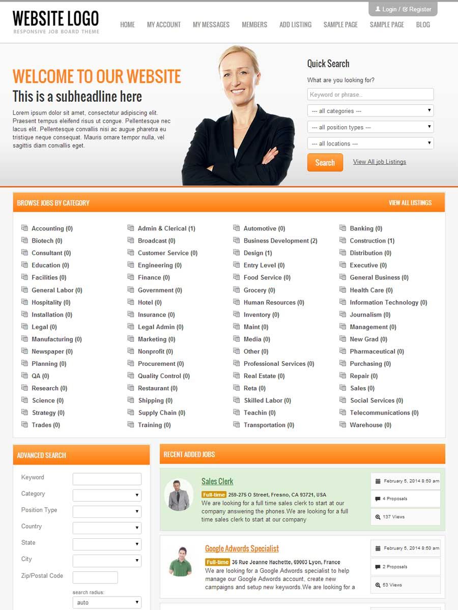 general labor jobs near me on 10 best wordpress theme for job portal best wordpress themes job portal wordpress