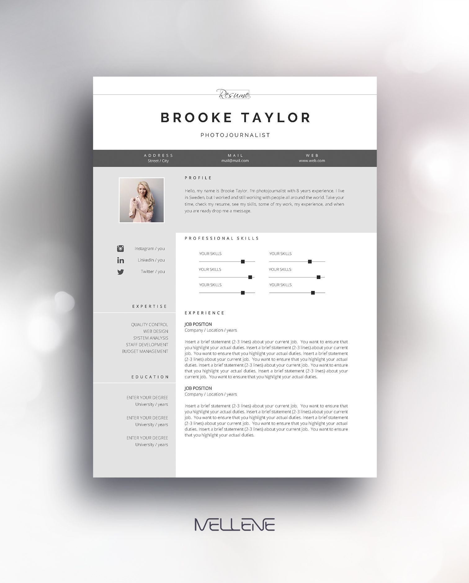 how to start your resume on resume template 3 page cv template cover letter instant etsy cv template cv resume template resume template