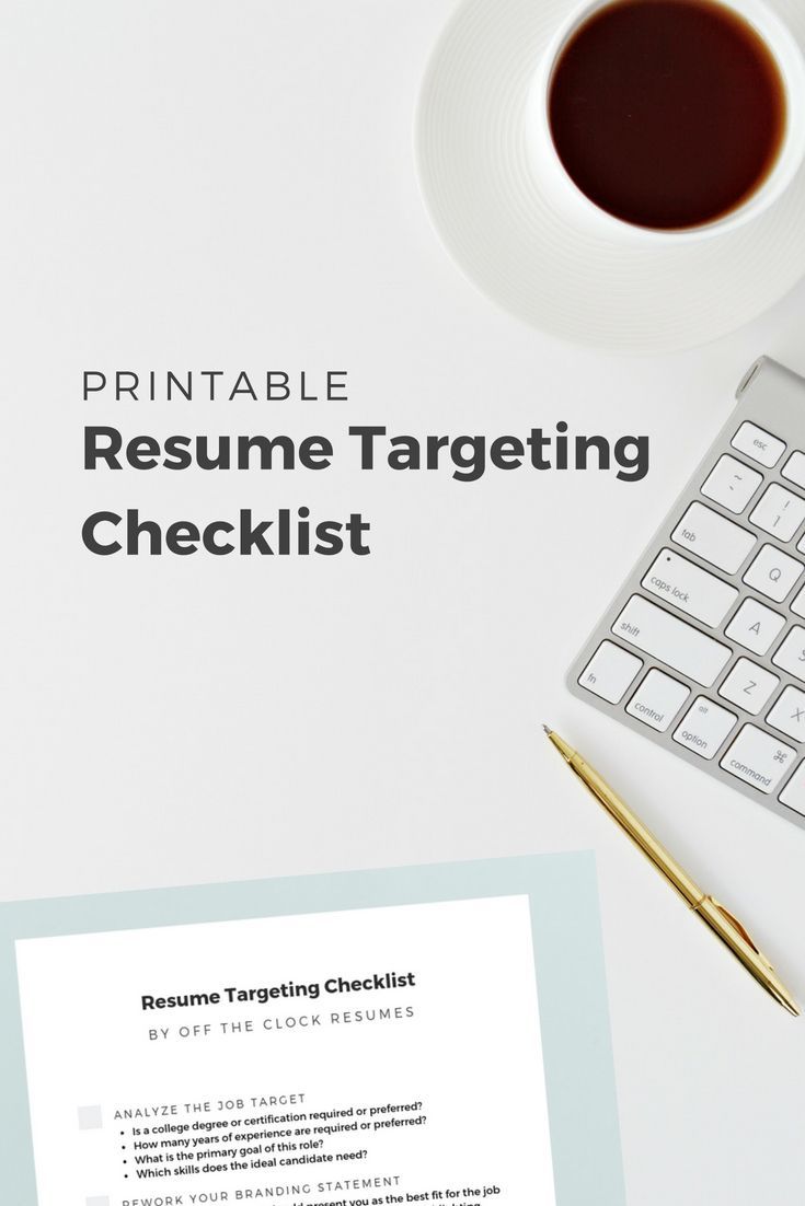 resume writing certification free on this resume targeting checklist will walk you through the process used by certified professional resum resume examples resume tips professional resume examples