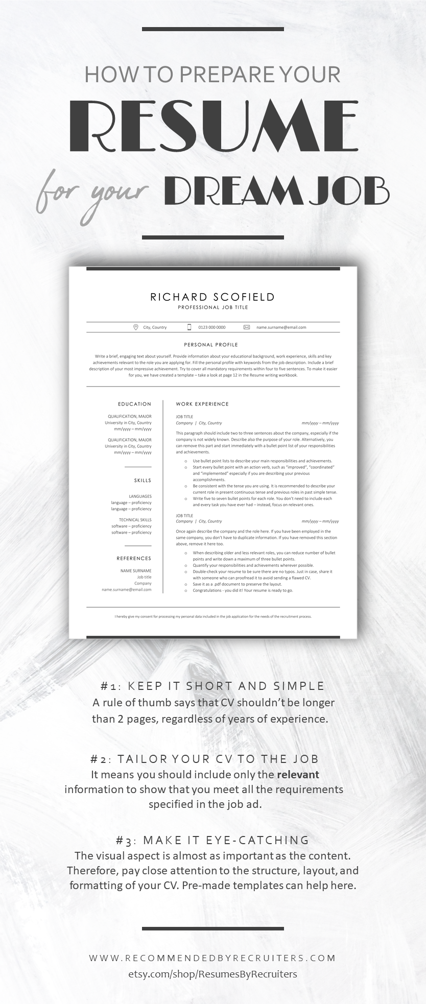 preparing resume for job on pin on work smerk