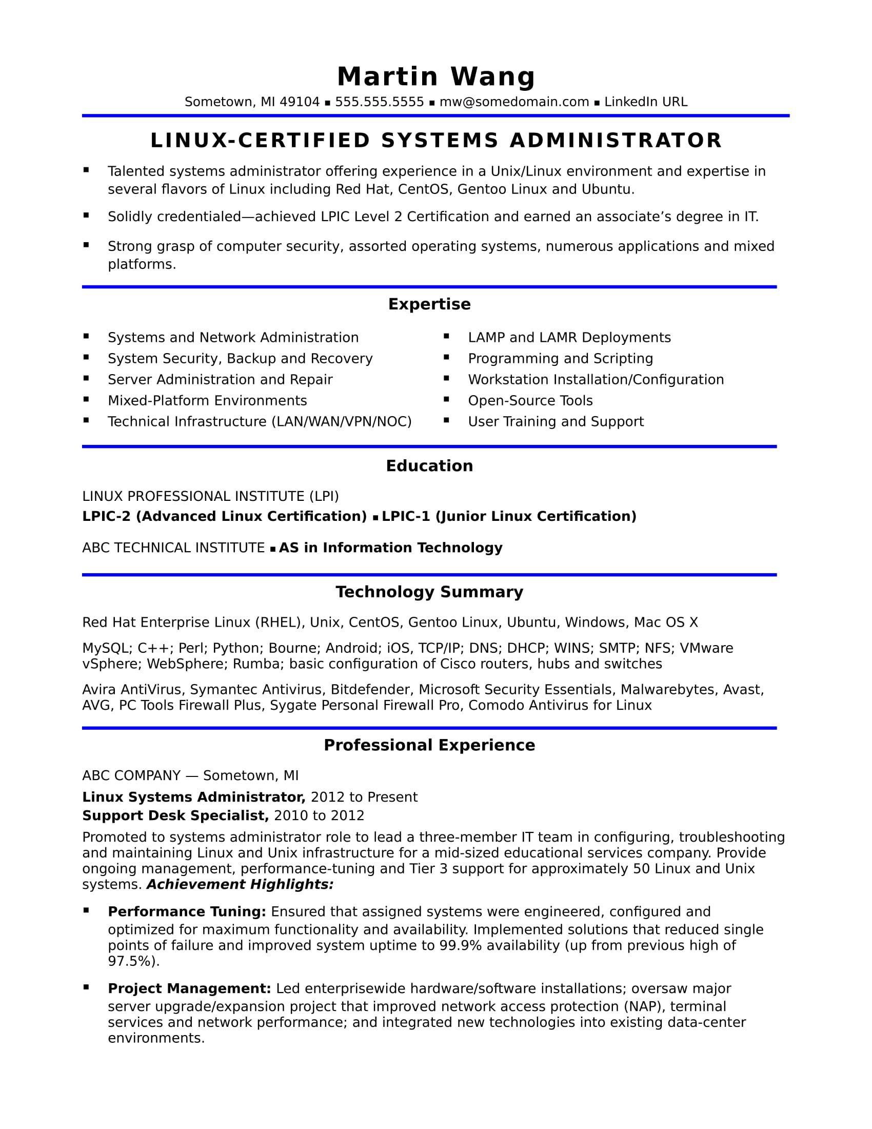 see this sample resume for a midlevel systems adminstrator for help troubleshooting your own sys admin resume basic resume resume examples resume format network and systems administrator on see this sample resume for a midlevel systems adminstrator for help troubleshooting your own sys admin resume basic resume resume examples resume format