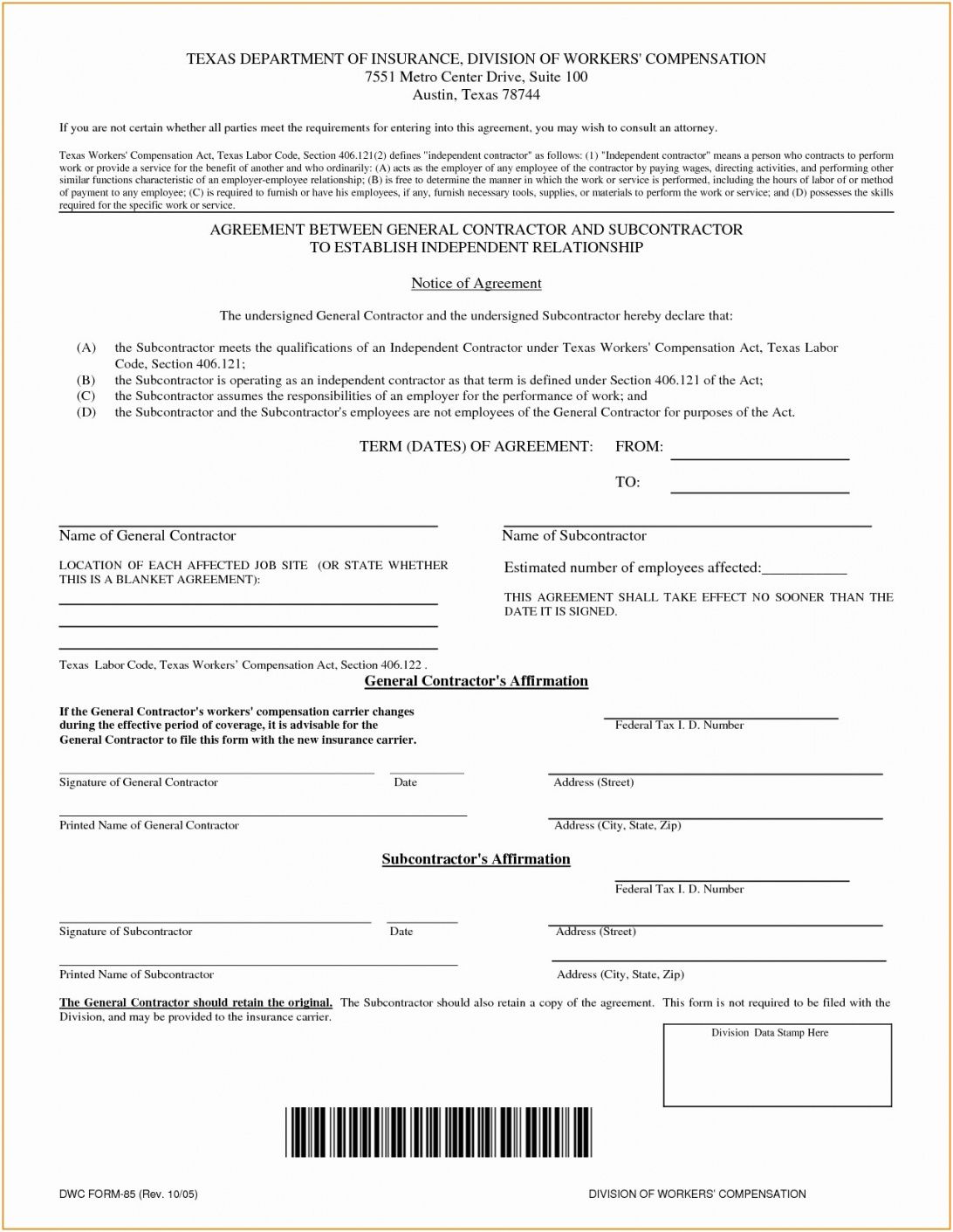 employed as a contractor on get our example of truck driver subcontractor agreement template contractor contract contract template construction contract