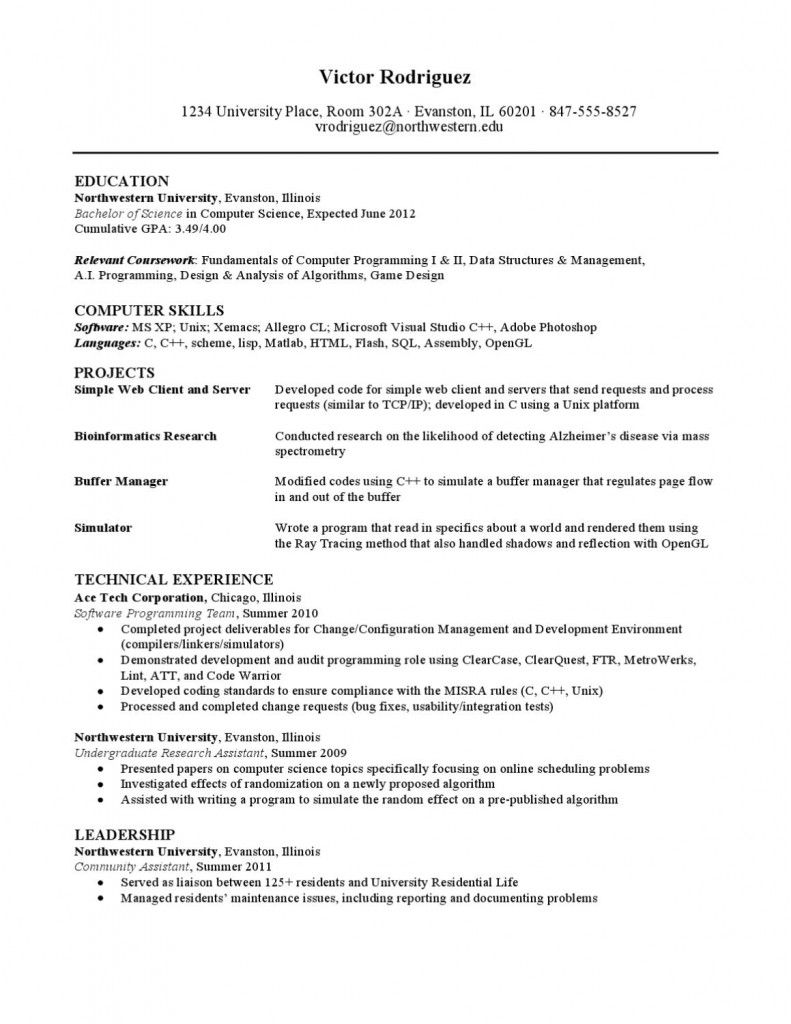 computer science resume reddit on bioinformatics resume 2021 resume skills resume summary resume objective