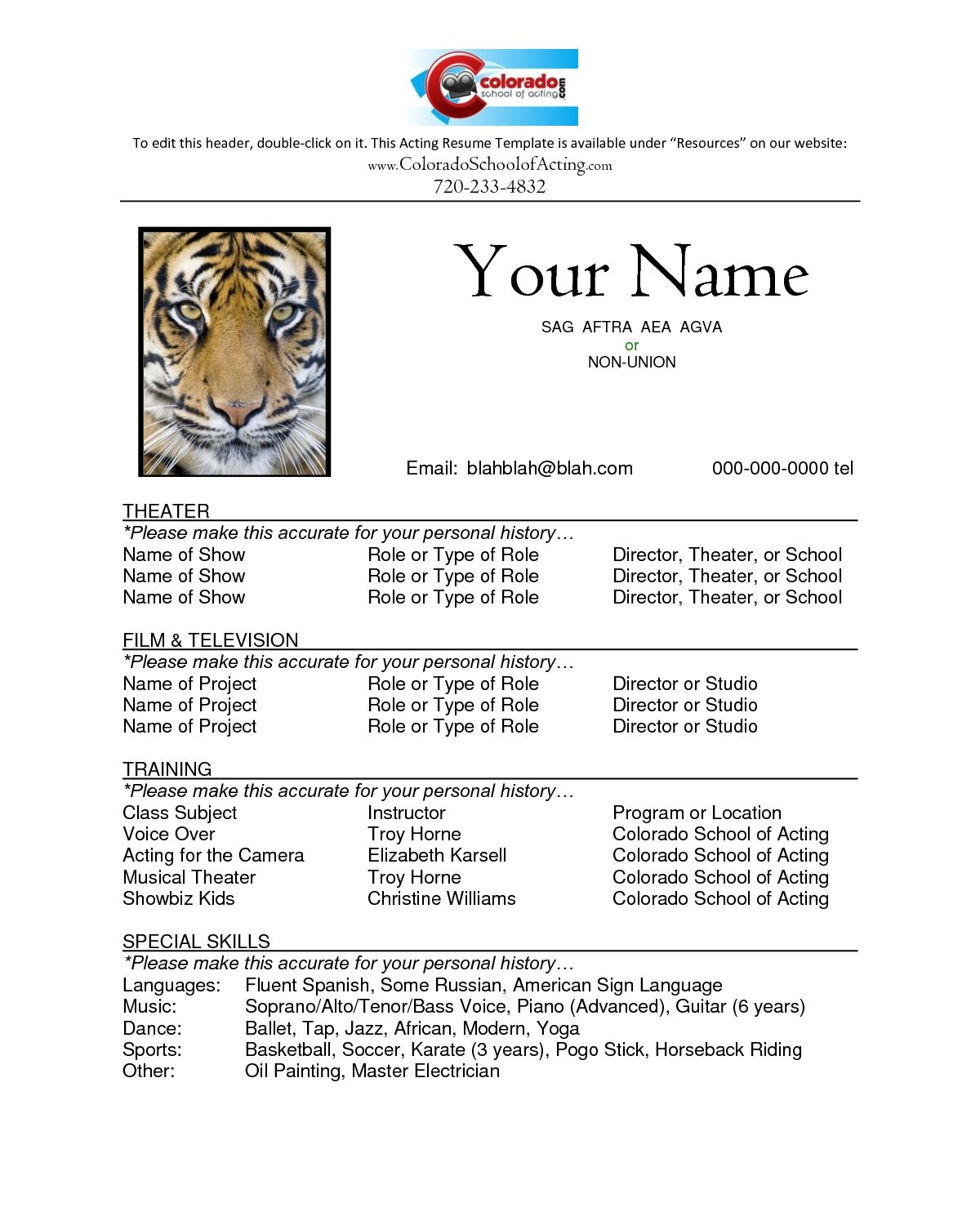 beginning child actor resume sample on 9 resume ideas acting resume acting resume template resume