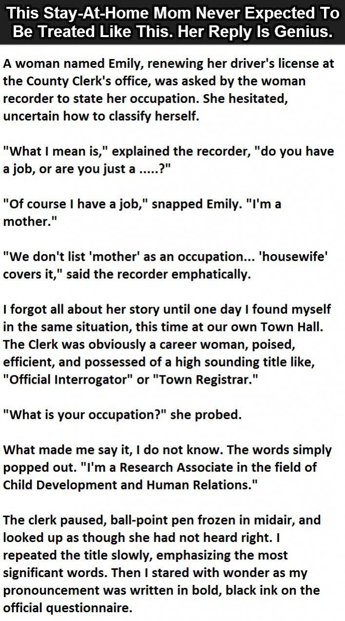 stay at home mother resume on all mothers are special stay at home mom quotes mom humor mom jobs
