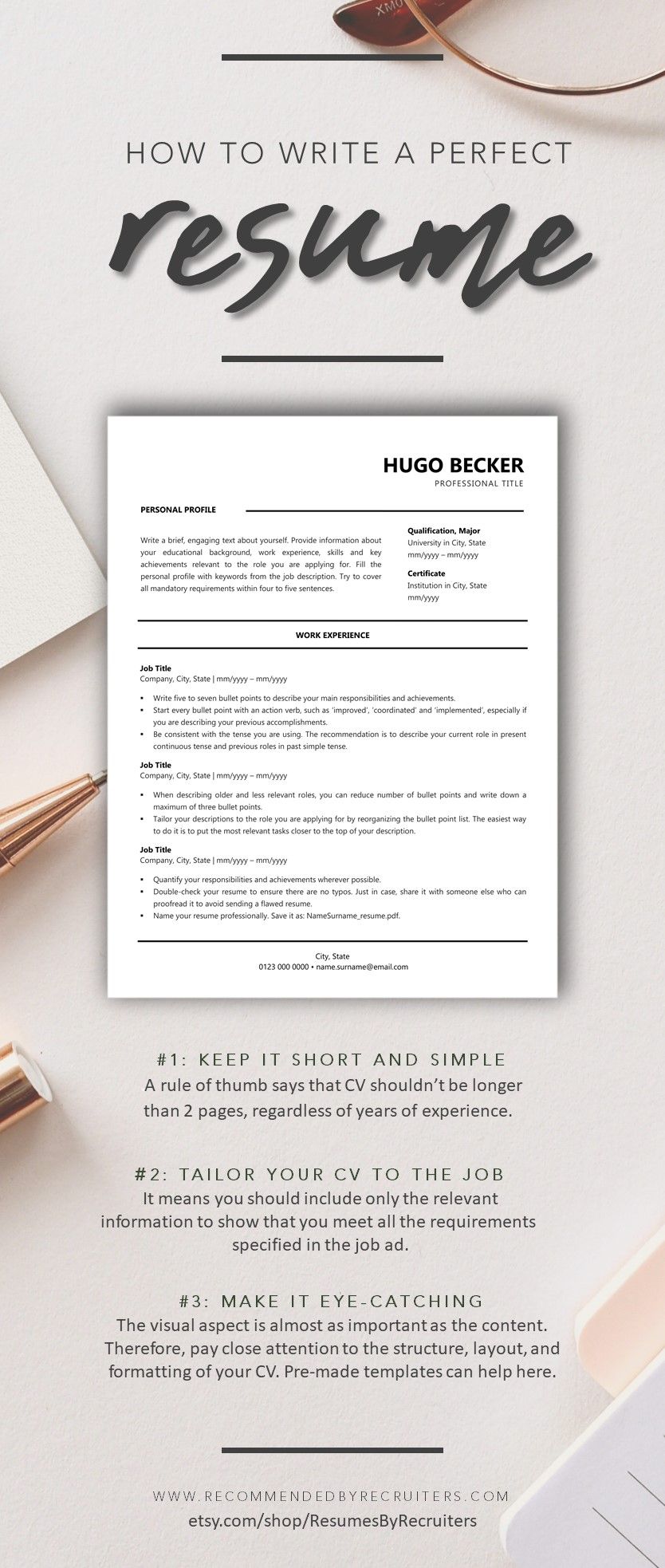 things to put on a resume on minimalist ats resume template instant download one and etsy cv writing tips resume template professional resume writing tips