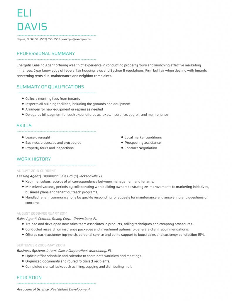 free leasing agent training online on leasing agent resume 2021 leasing agent resume summary resume examples