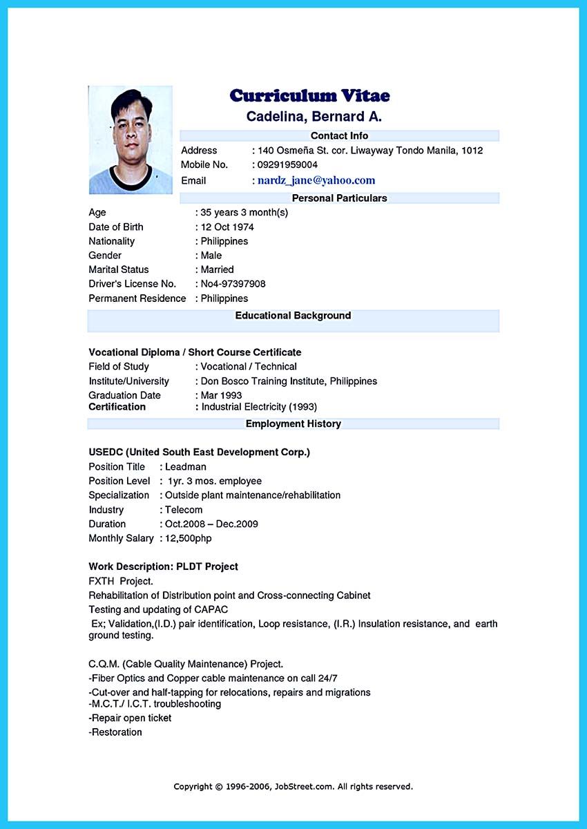 sample resume format philippines on awesome brilliant corporate trainer resume samples to get job check more at http snefci or best resume template downloadable resume template resume template