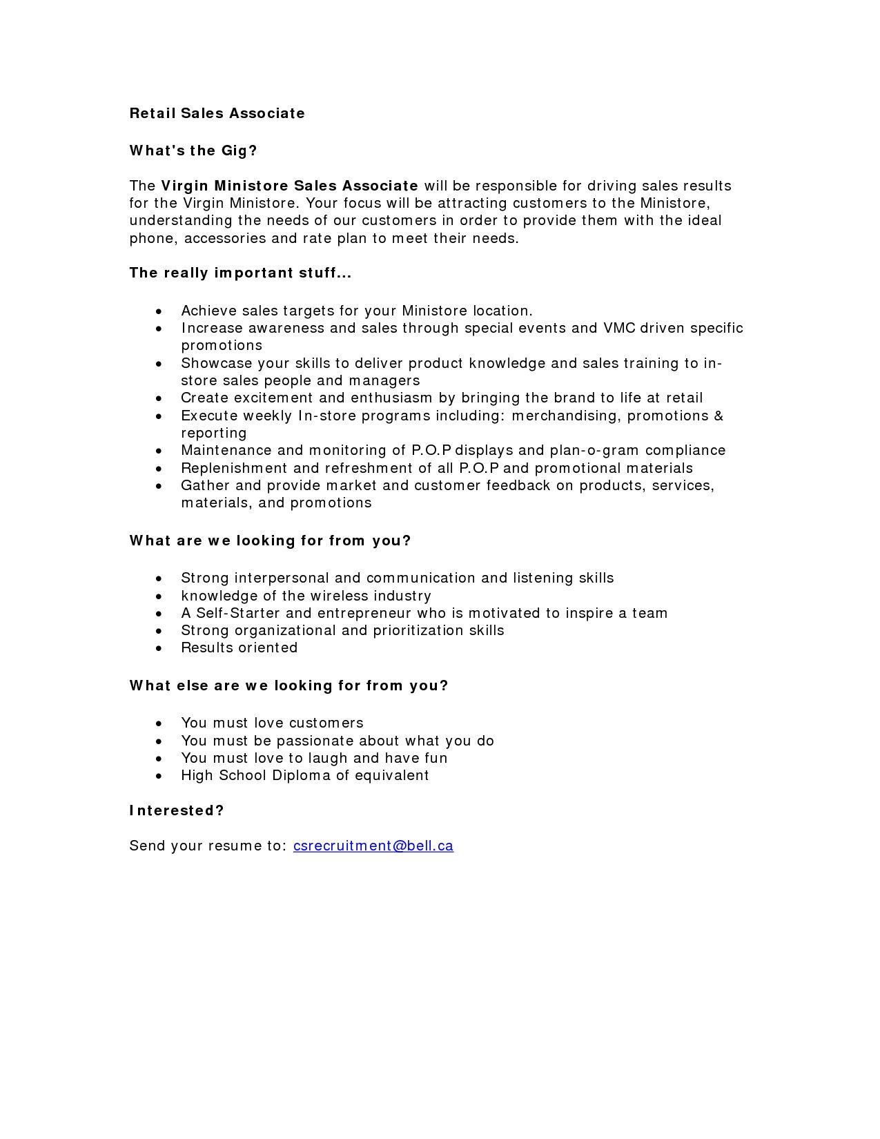 retailsales associate resume on retail sales associate resume examples adorable luxury retail sales resume resume ideas of 35 sales resume sales resume examples how to attract customers