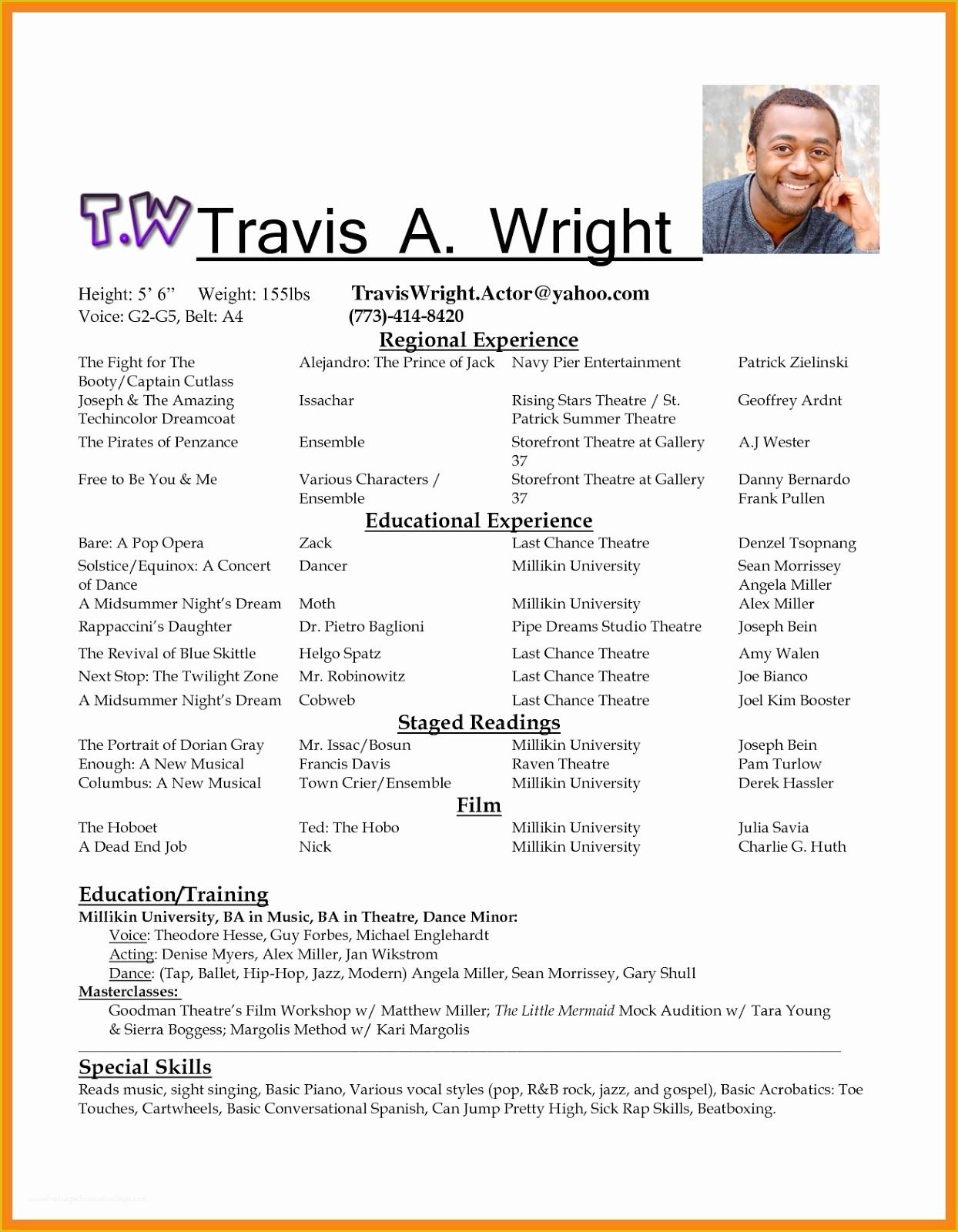 sample acting resume on actors resume sample theater resume sample sample actors resume template professional actors resume s acting resume template acting resume resume template word