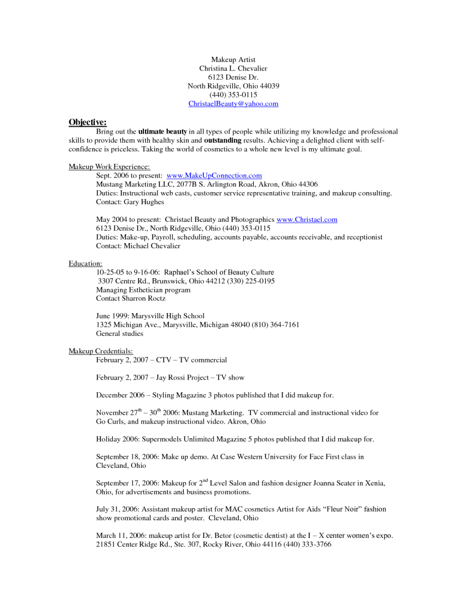 mac cosmetics resume on 10 makeup artist resume examples sample resumes artist resume makeup artist resume freelance writer resume