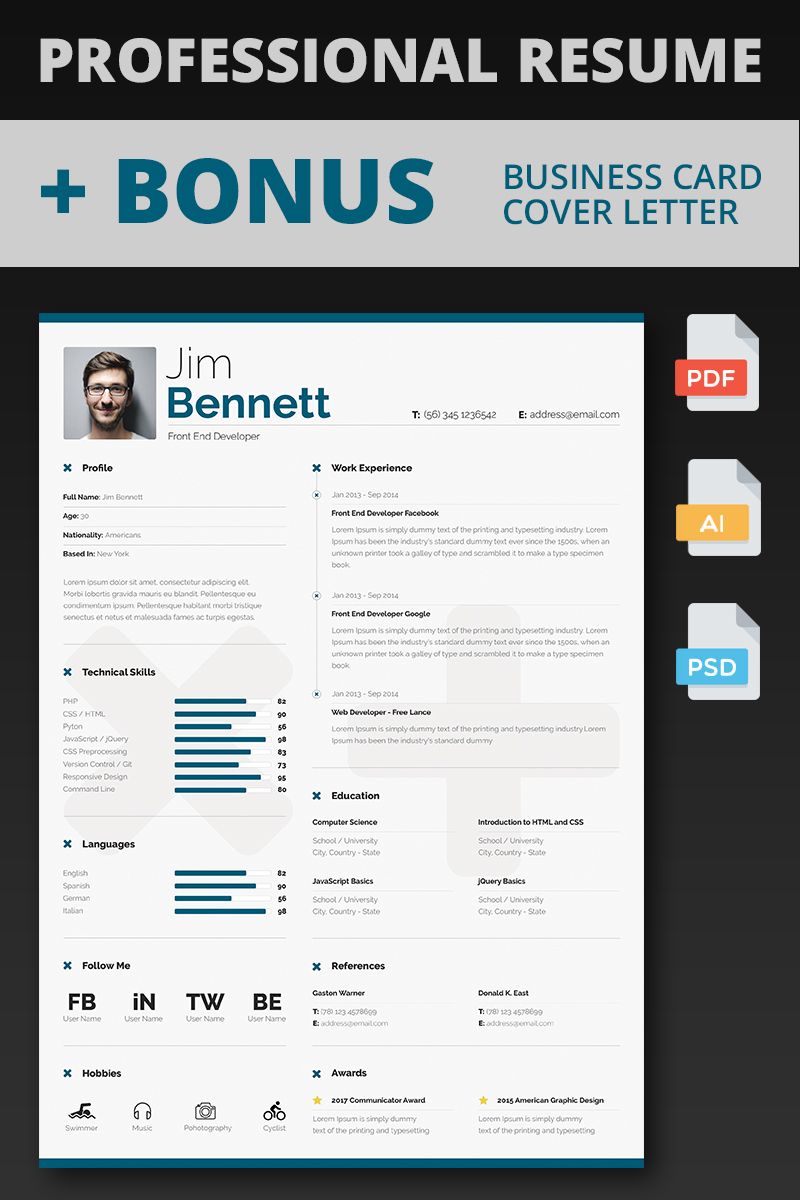 front end developer resume template on jim bennett front end developer resume template 65750 resume template resume skills section resume