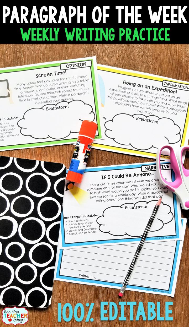 computer skills paragraph on paragraph of the week helps improve paragraph writing skills through high interest writing prompt paragraph writing writing rubric paragraph writing activities