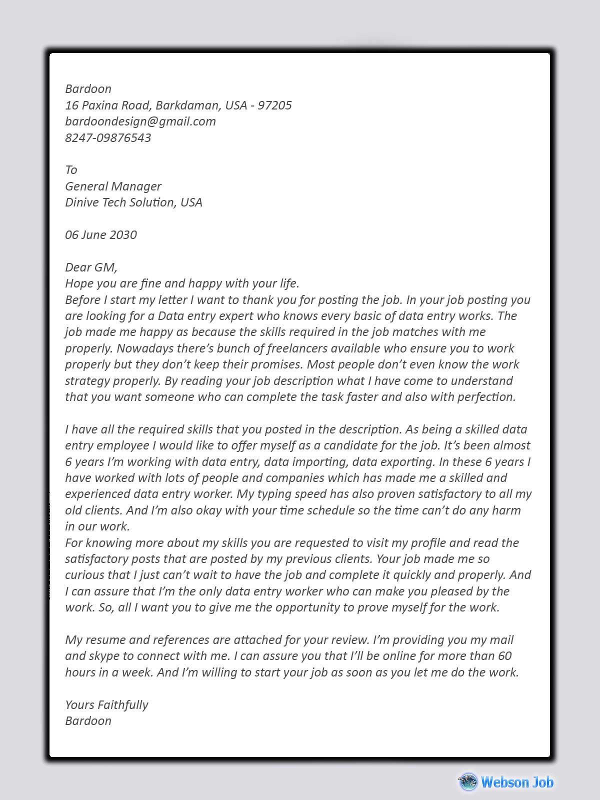 cover letter for data entry on data entry cover letter sample for upwork freelancers cover letter sample cover letter template proposal cover