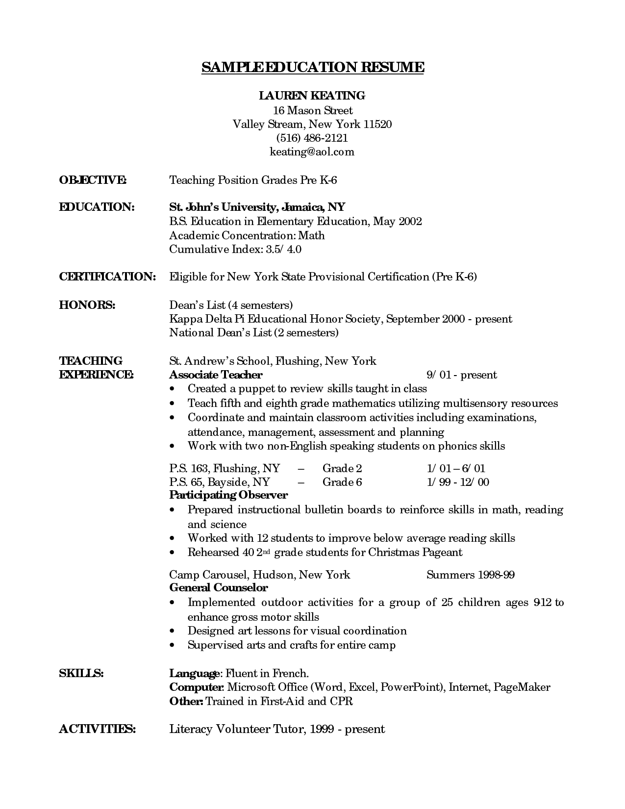 pre k teacher resume sample on pre k teacher resume examples resume templates writing lesson plans teacher resume examples teacher resume