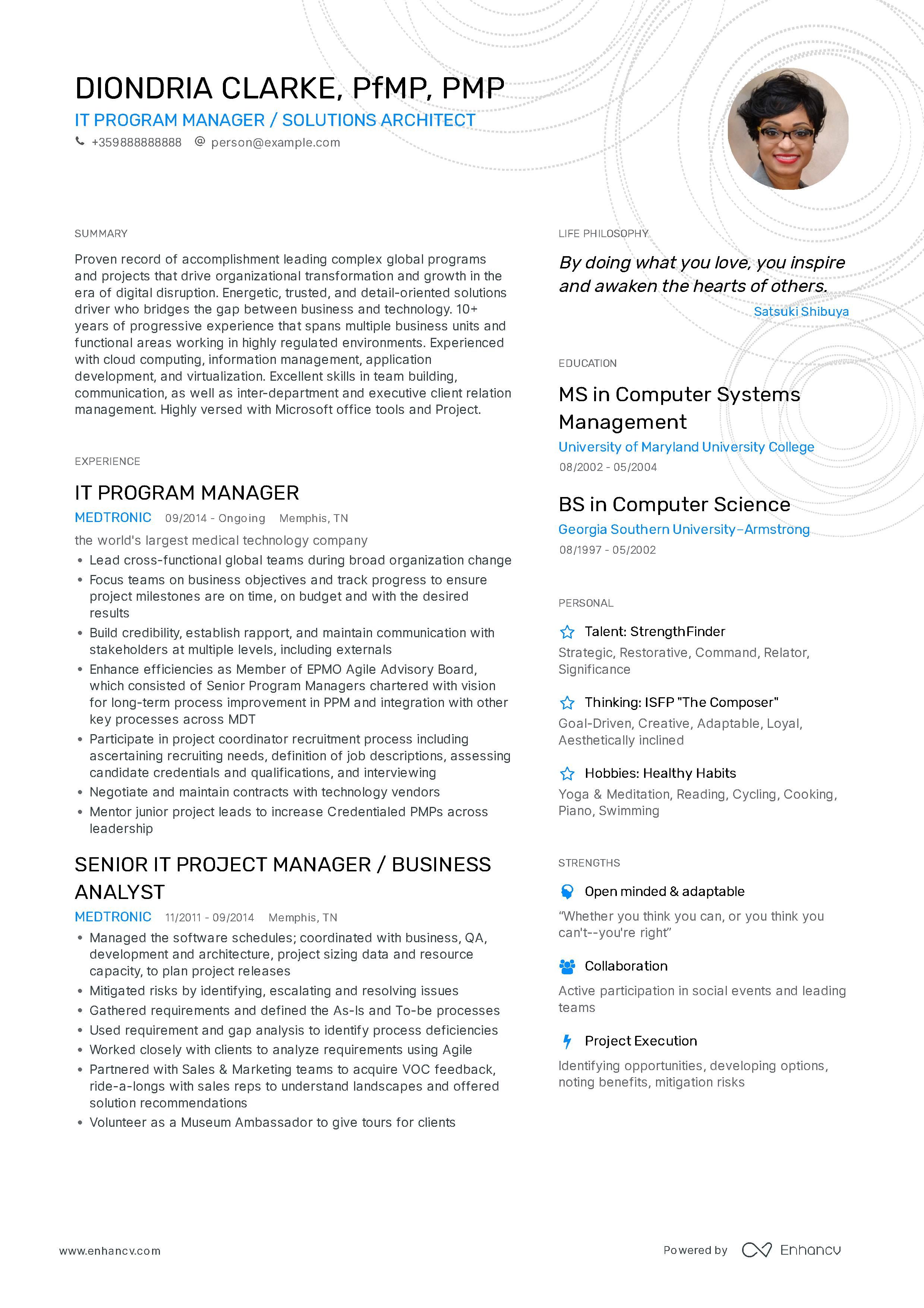 cv resume examples on program manager resume example and guide for 2019 resume examples programme manager manager resume
