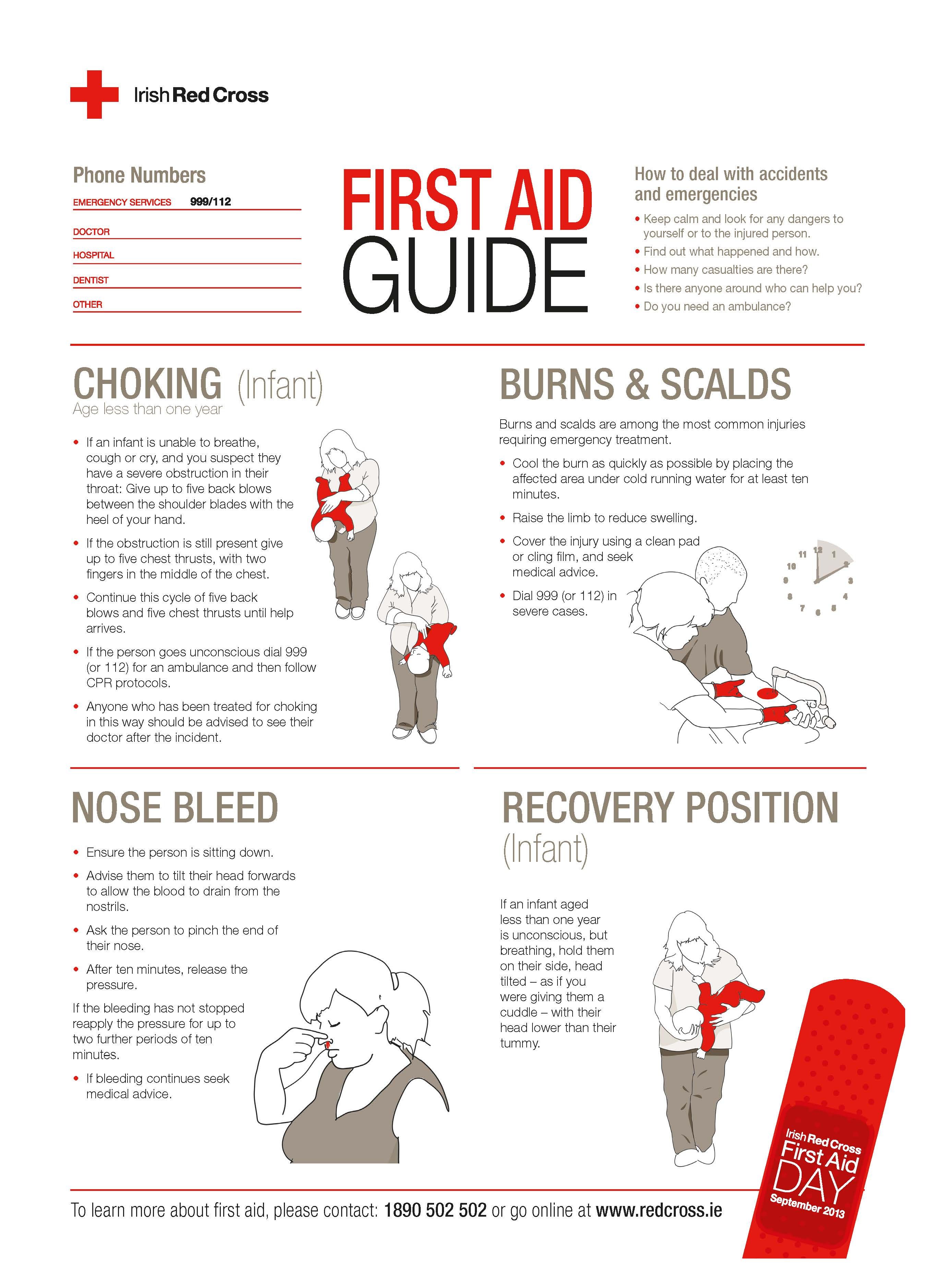 american red cross cna skills test on free a4 first aid guide poster from the irish red cross first aid tips nursing flashcards first aid