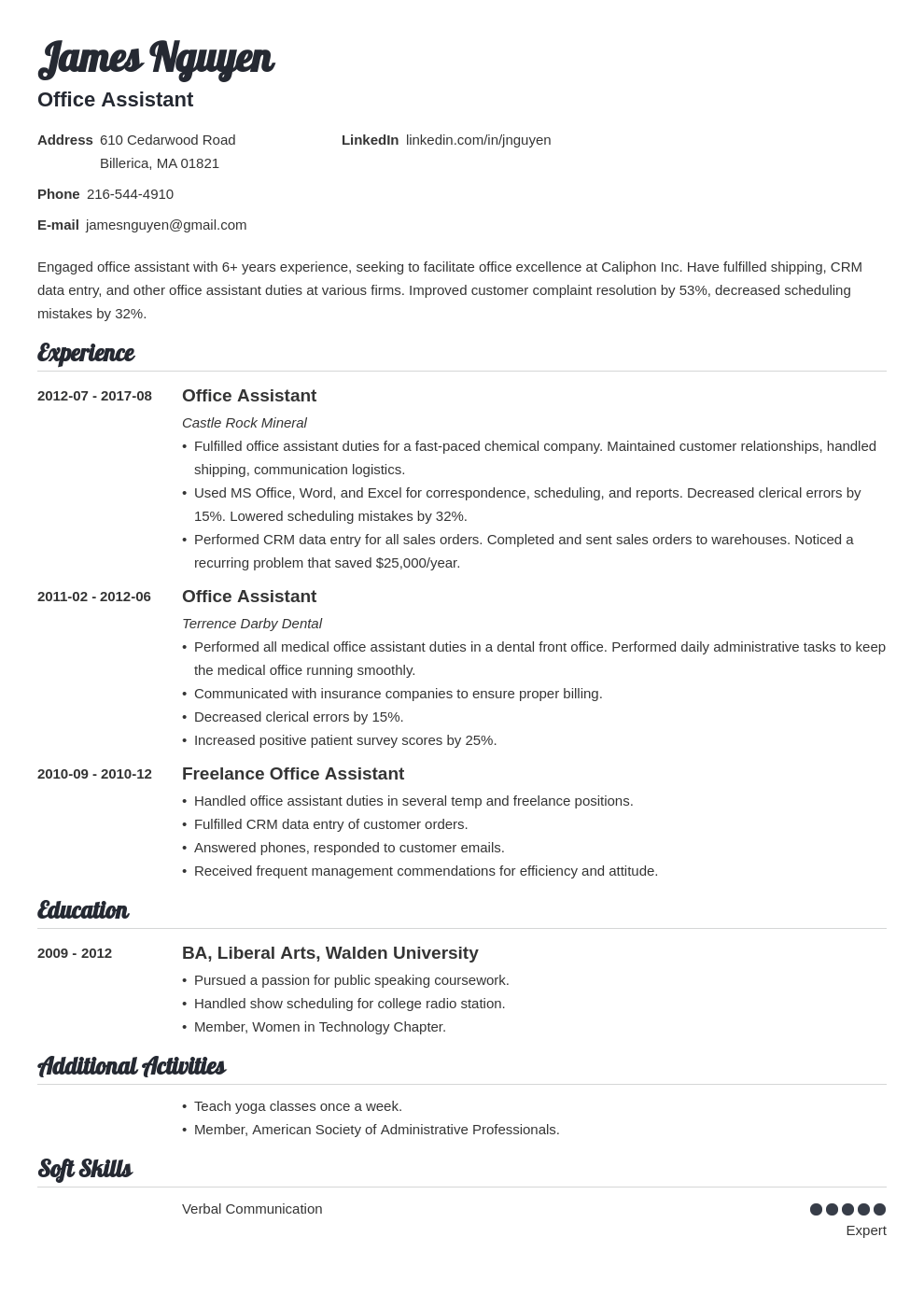 resume for office skills on office assistant resume example template valera office assistant resume job resume examples resume examples