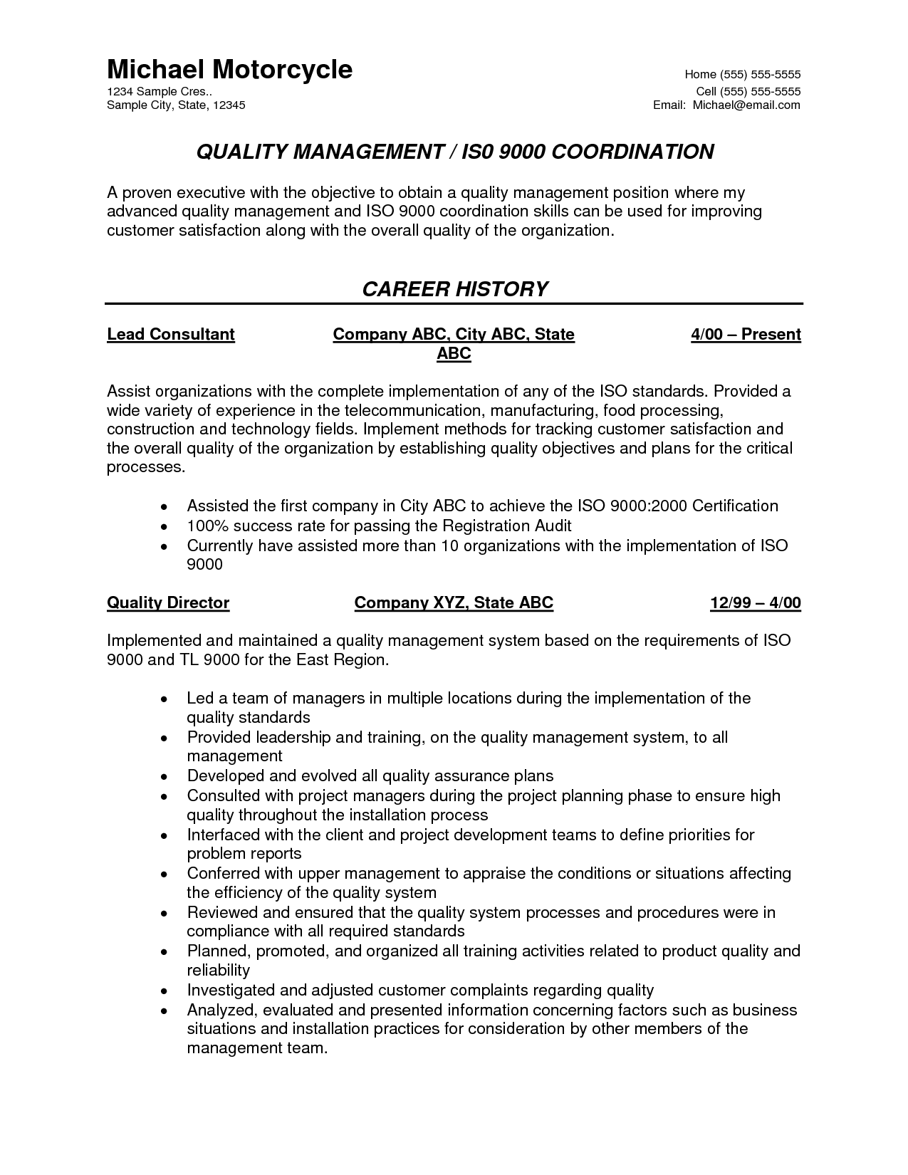 director of quality assurance resume on resume format quality control engineer resume format best resume format resume examples